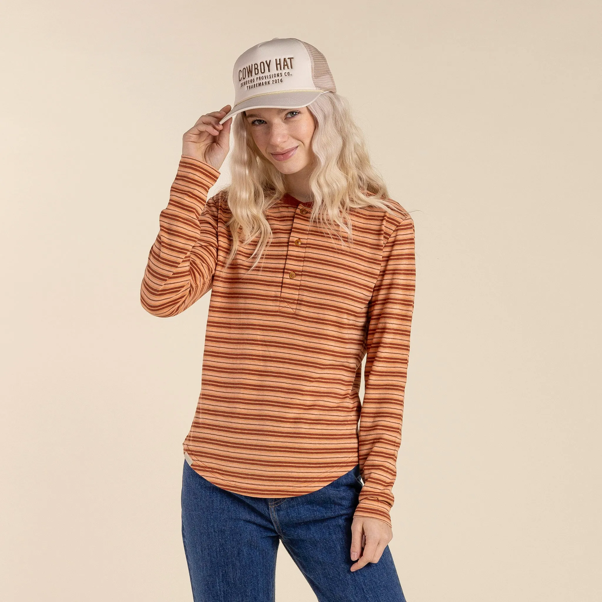 The Maven Henley sold by Sendero Provisions CO