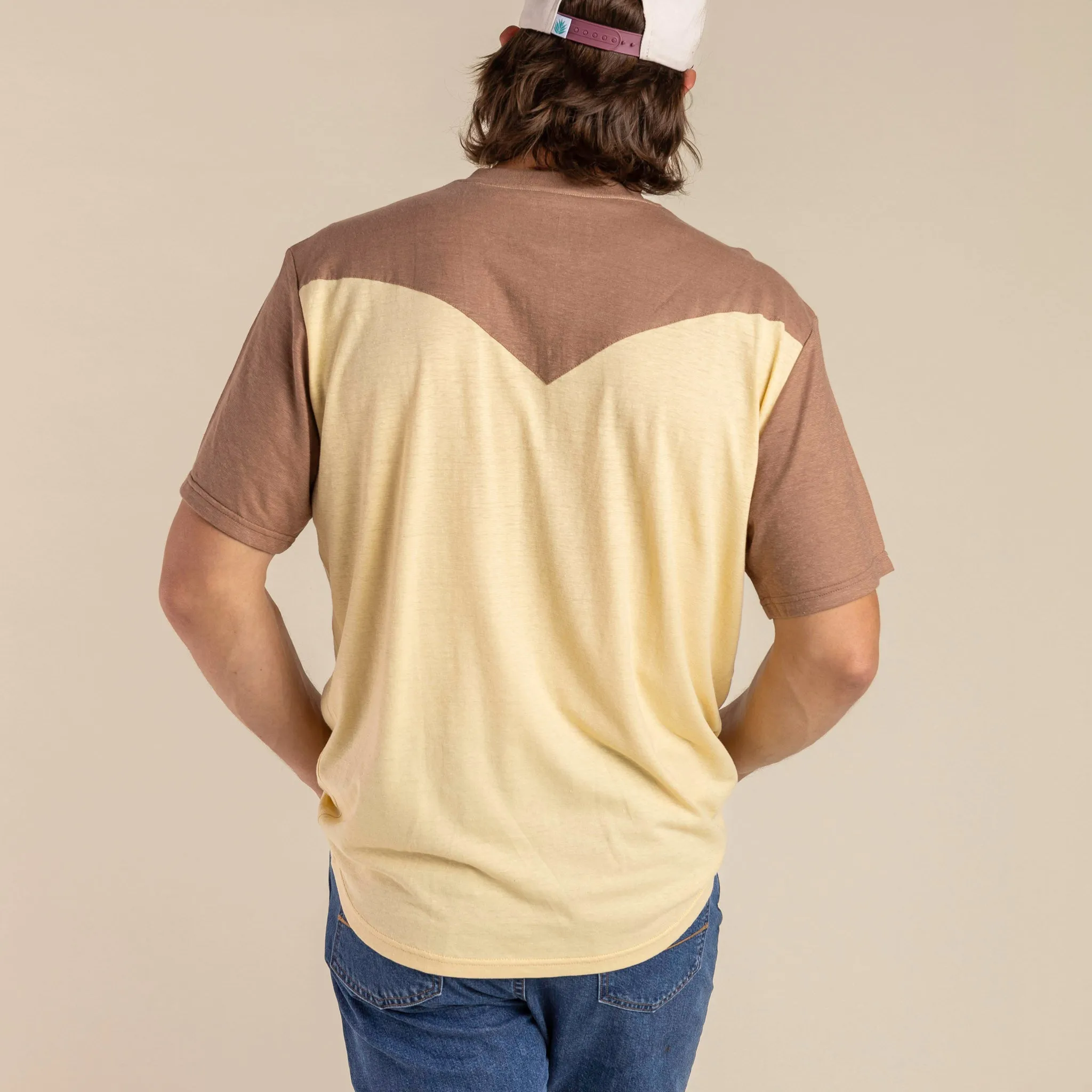 The Tex Western Henley - Buckskin/Brown sold by Sendero Provisions CO product image thumbnail 4