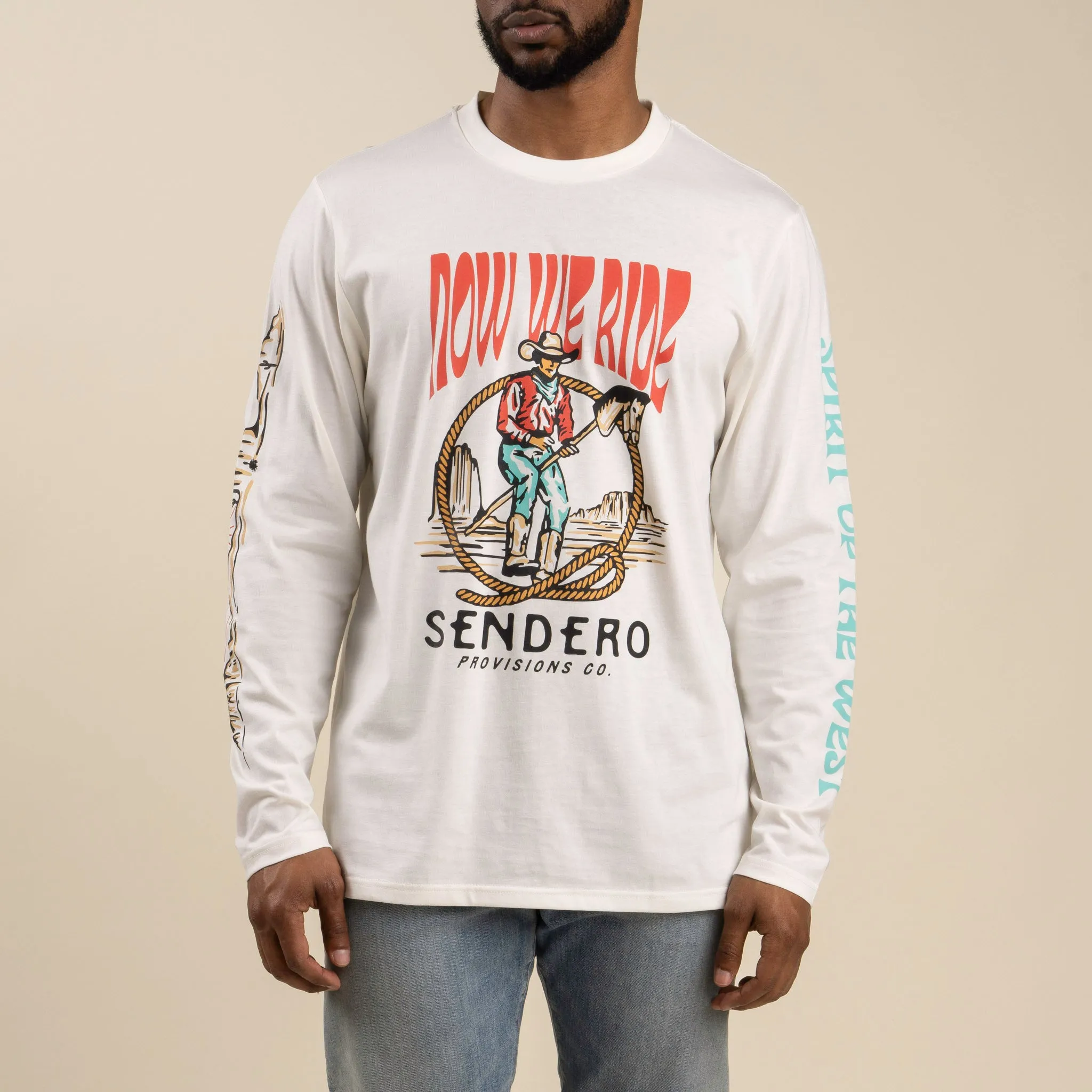 Stick Horse Long Sleeve T-Shirt sold by Sendero Provisions CO product image thumbnail 2