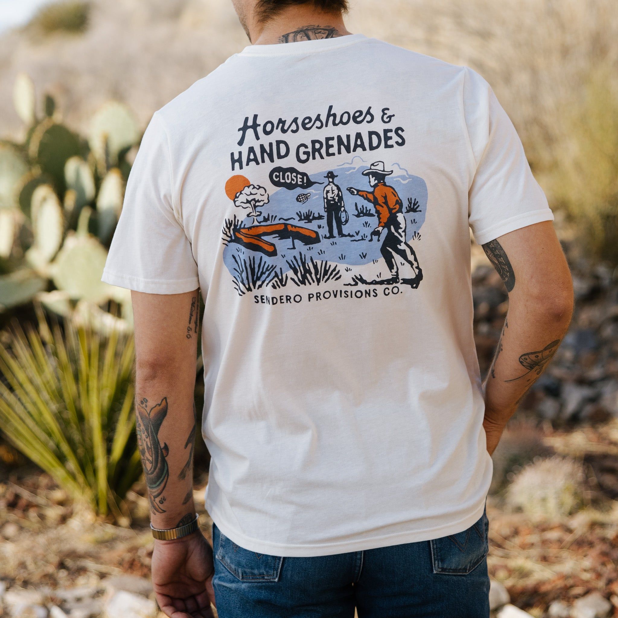 "Close" T-Shirt sold by Sendero Provisions CO product image thumbnail 2