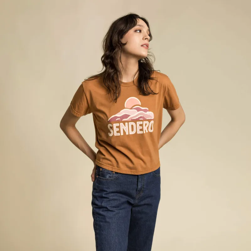 Rolling Hills Crop Tee sold by Sendero Provisions CO