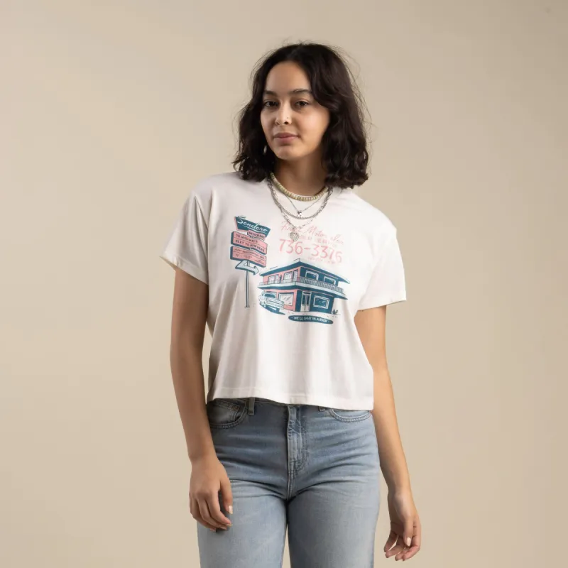 Motor Inn Boxy Tee sold by Sendero Provisions CO
