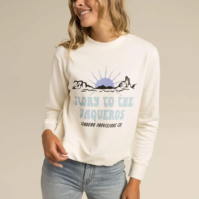 Vaqueros Drop Shoulder Sweatshirt sold by Sendero Provisions CO