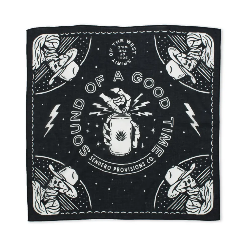 Sound of a Good Time Bandana sold by Sendero Provisions CO
