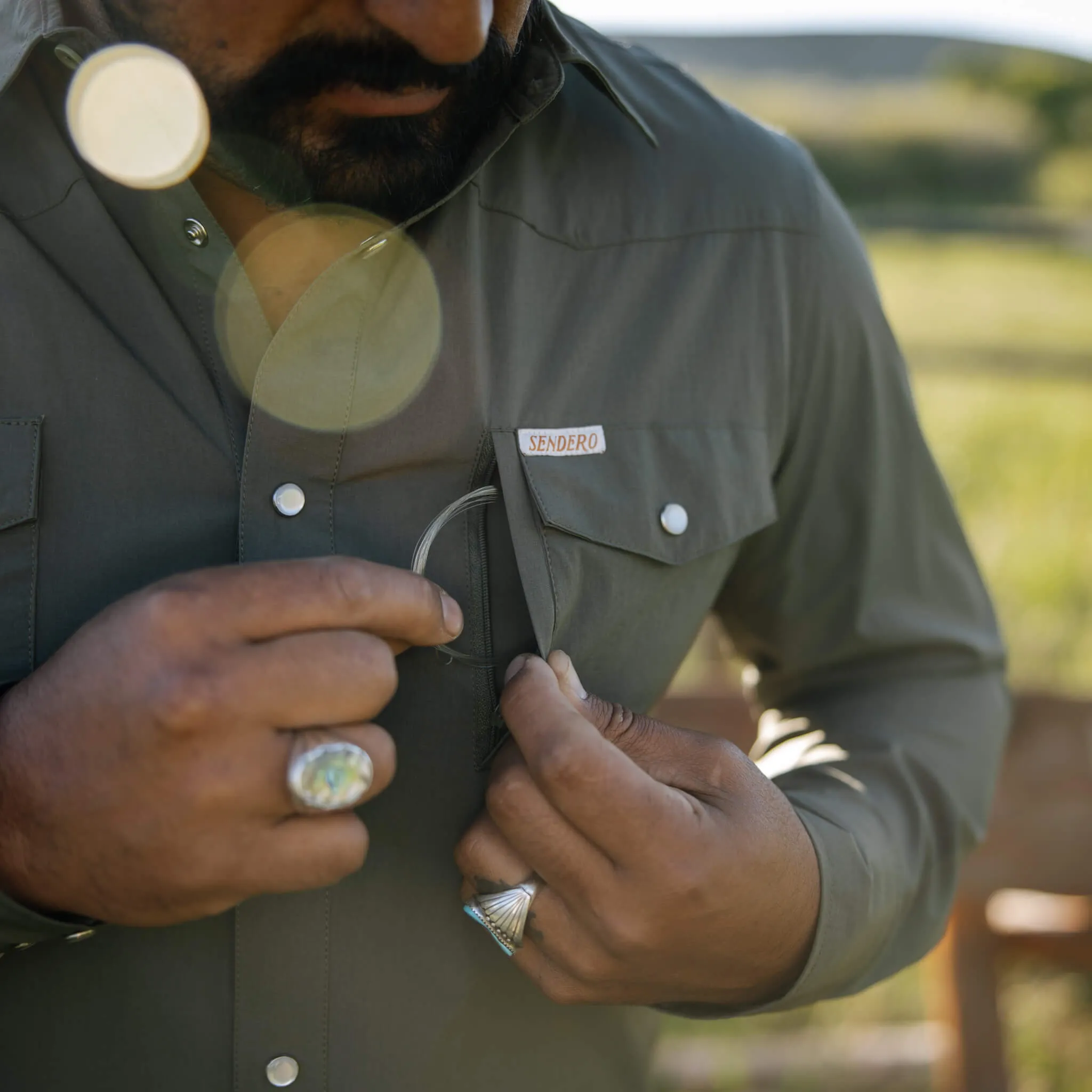 Confluence Long Sleeve Tech Shirt sold by Sendero Provisions CO product image thumbnail 5