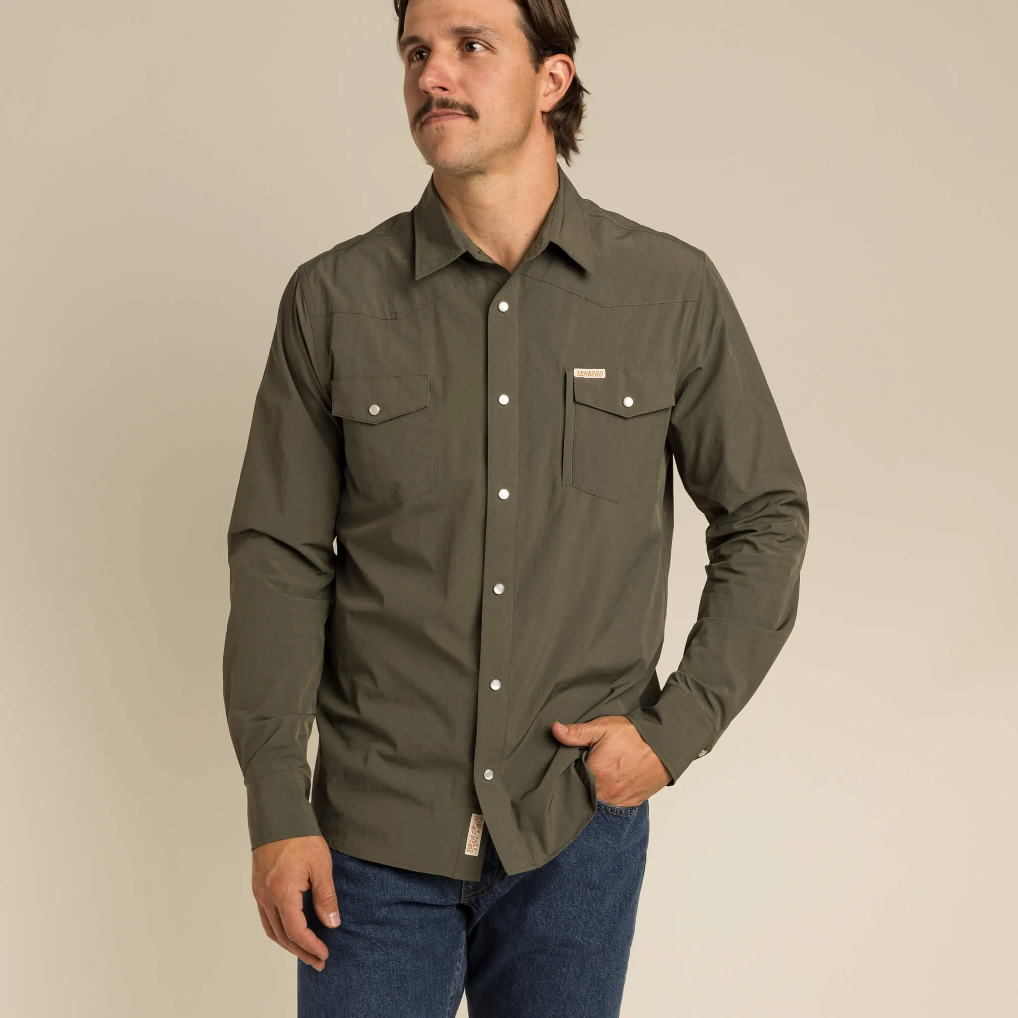 Confluence Long Sleeve Tech Shirt sold by Sendero Provisions CO product image thumbnail 3