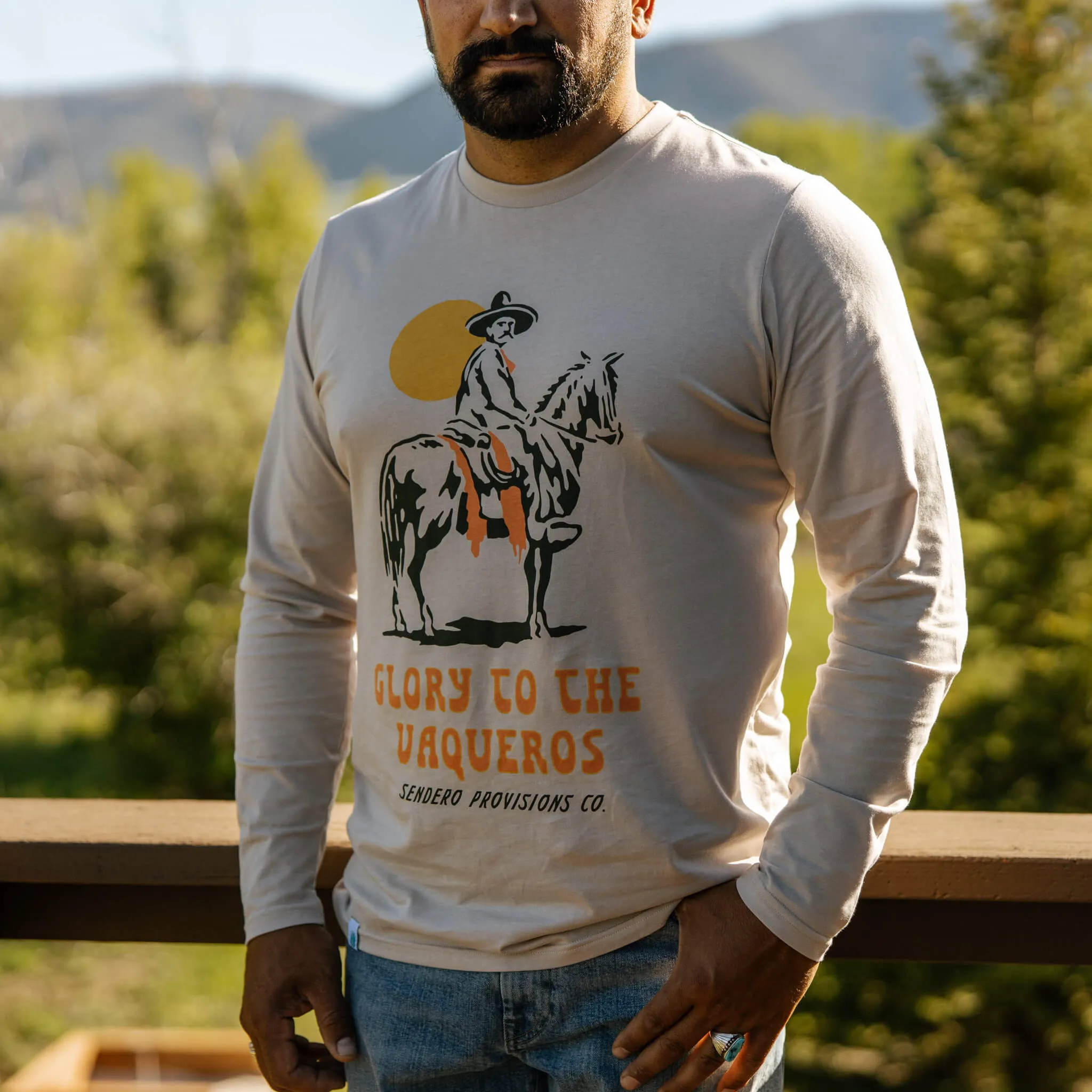 Vaqueros Long Sleeve T-Shirt sold by Sendero Provisions CO product image thumbnail 2