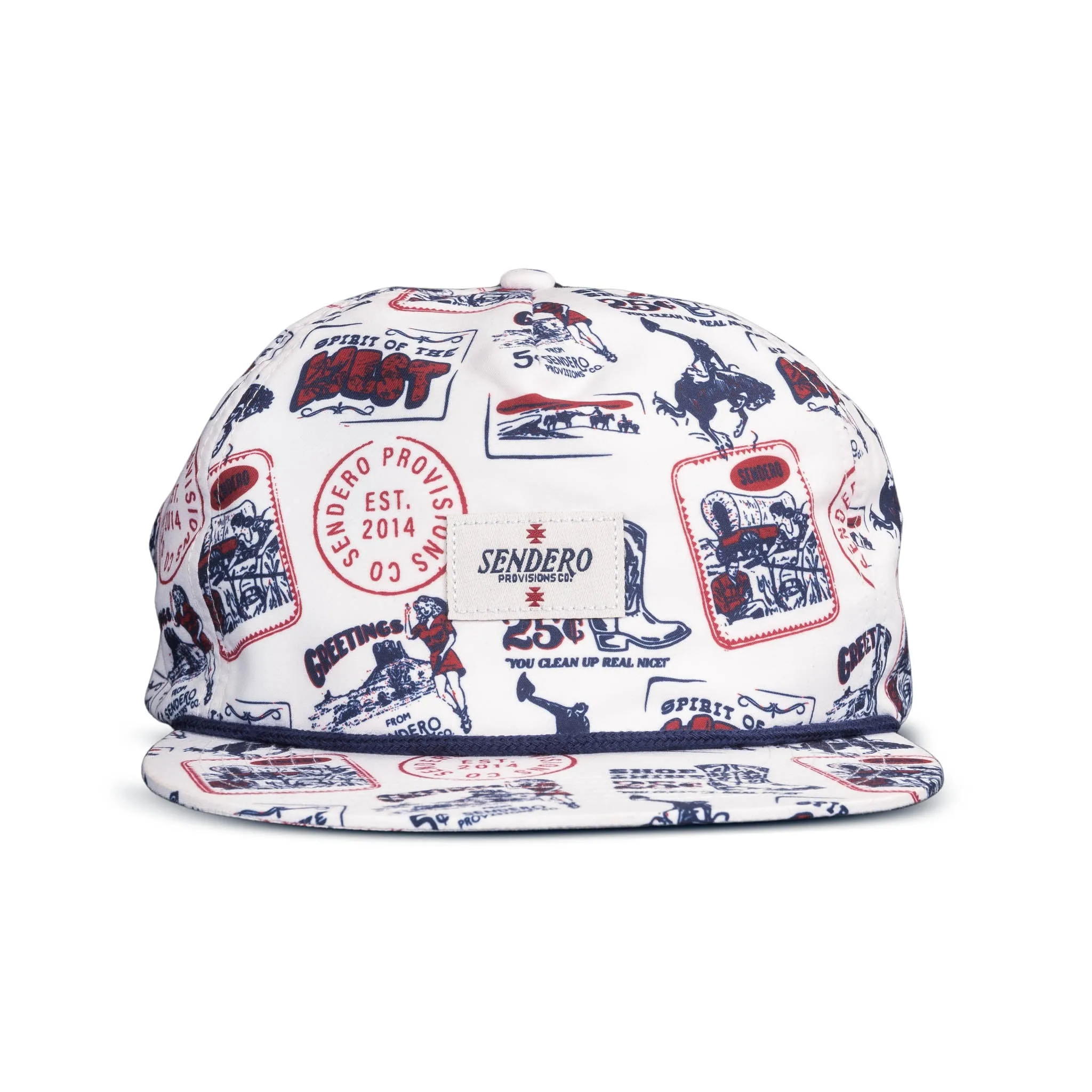 Postcard Print Hat sold by Sendero Provisions CO product image thumbnail 4