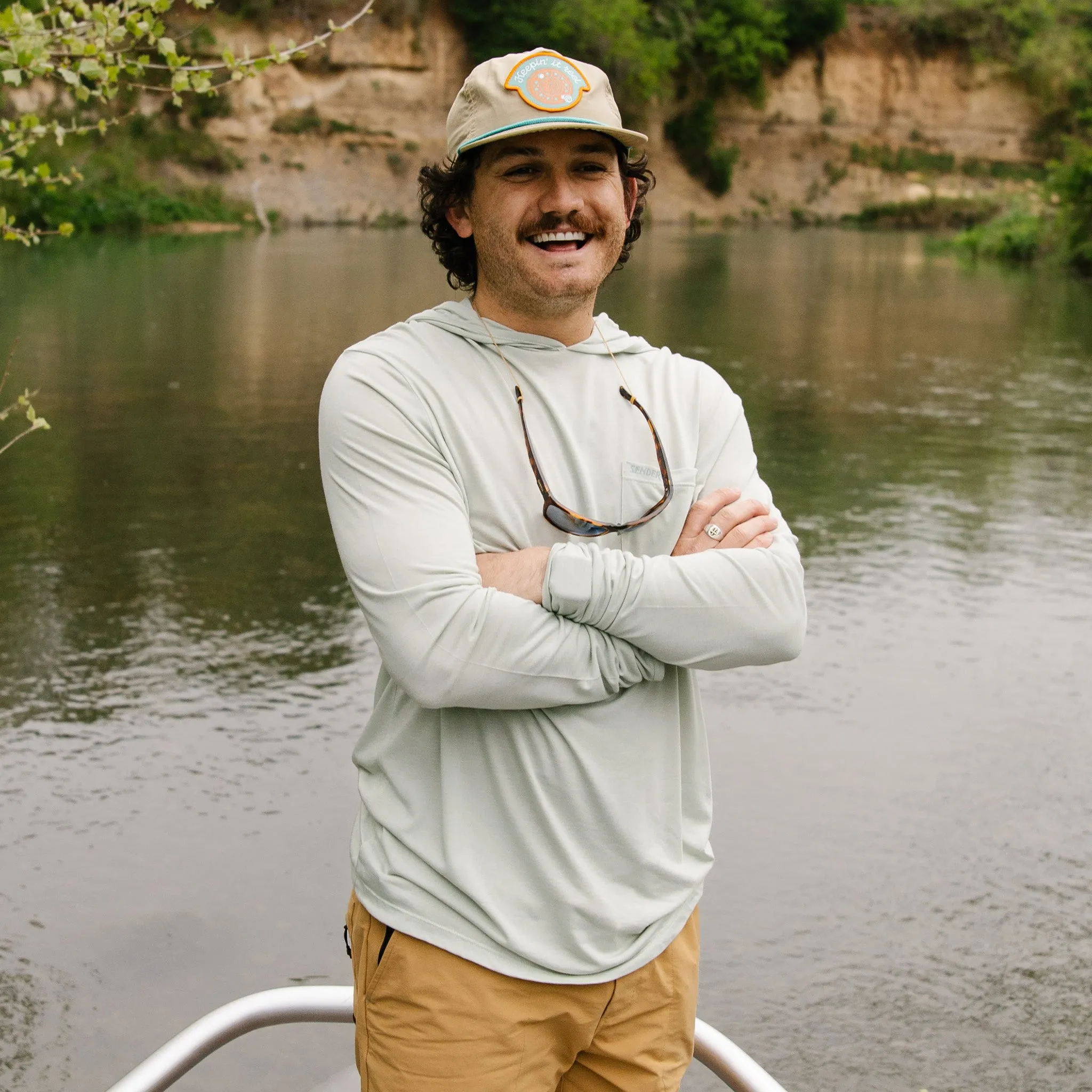 Yucatan Bamboo Hoodie Tech Shirt sold by Sendero Provisions CO product image thumbnail 2