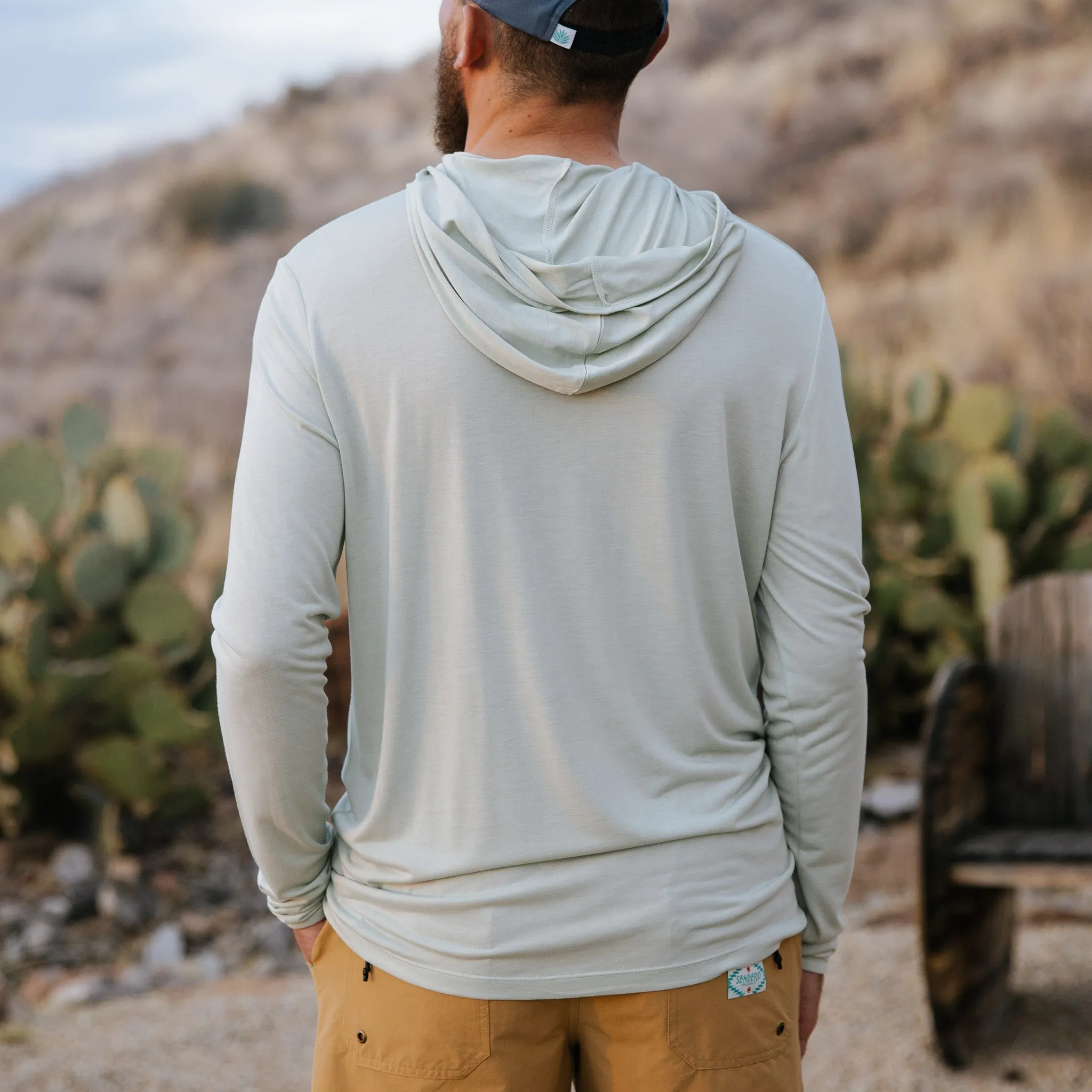 Yucatan Bamboo Hoodie Tech Shirt sold by Sendero Provisions CO product image thumbnail 3