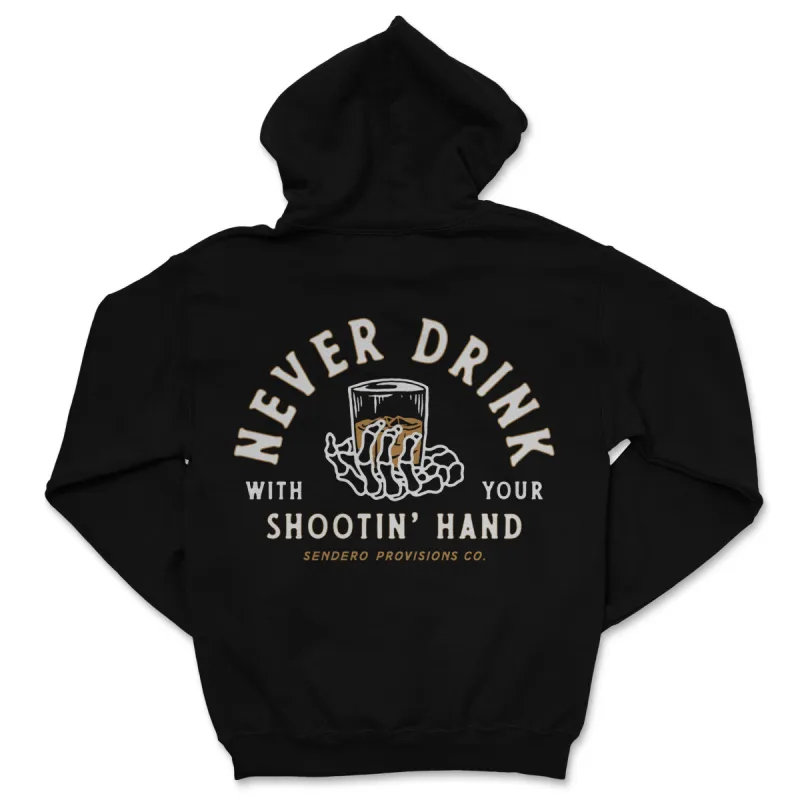 Shootin' Hand Hoodie sold by Sendero Provisions CO