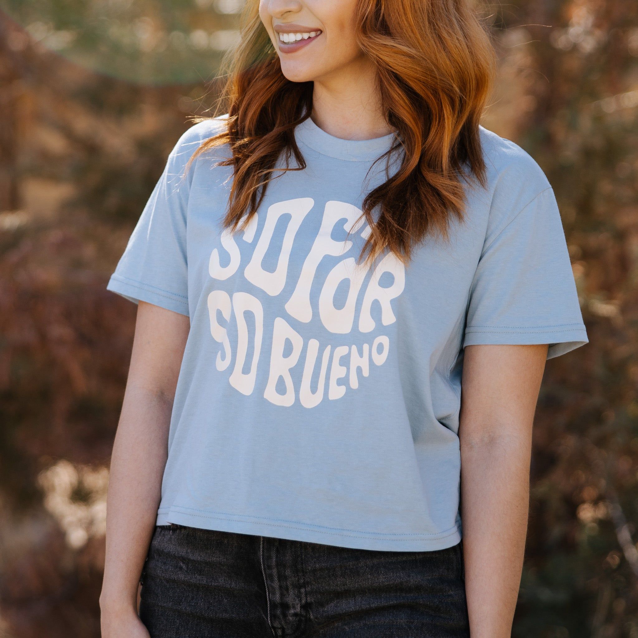 So Bueno Women's Crop Tee sold by Sendero Provisions CO product image thumbnail 2