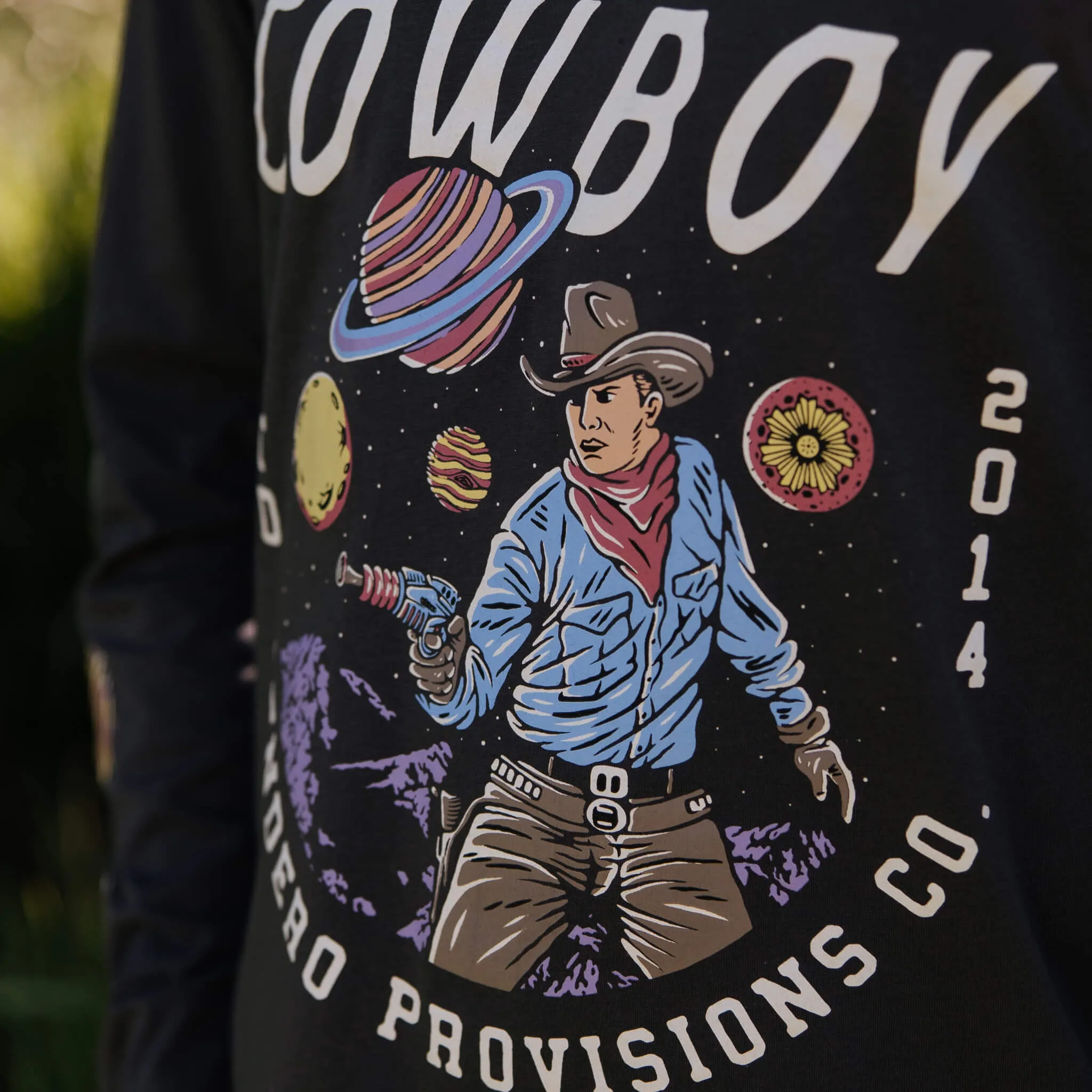 Cosmic Cowboy Long Sleeve T-Shirt sold by Sendero Provisions CO product image thumbnail 3