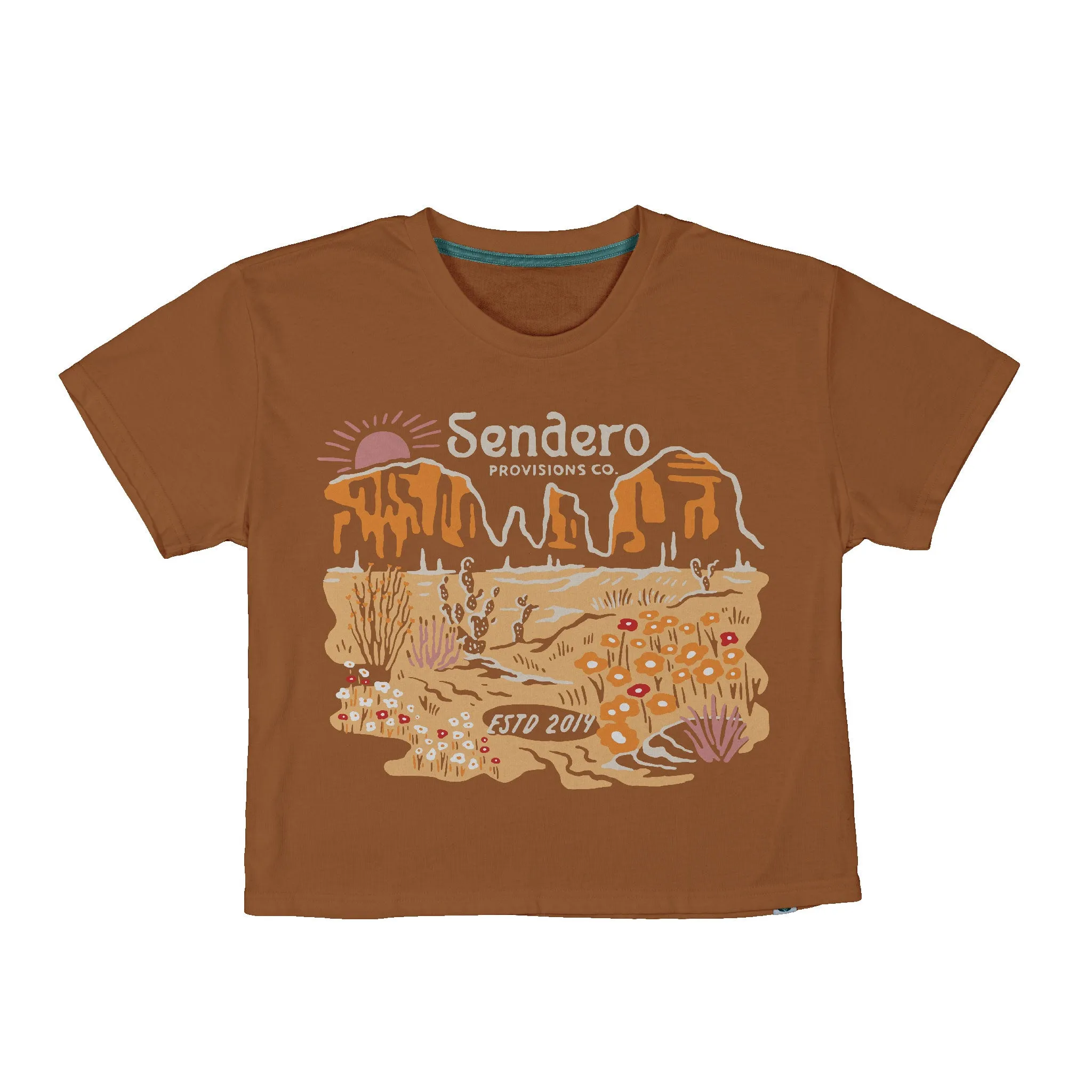 Desert Bloom Boxy Tee sold by Sendero Provisions CO