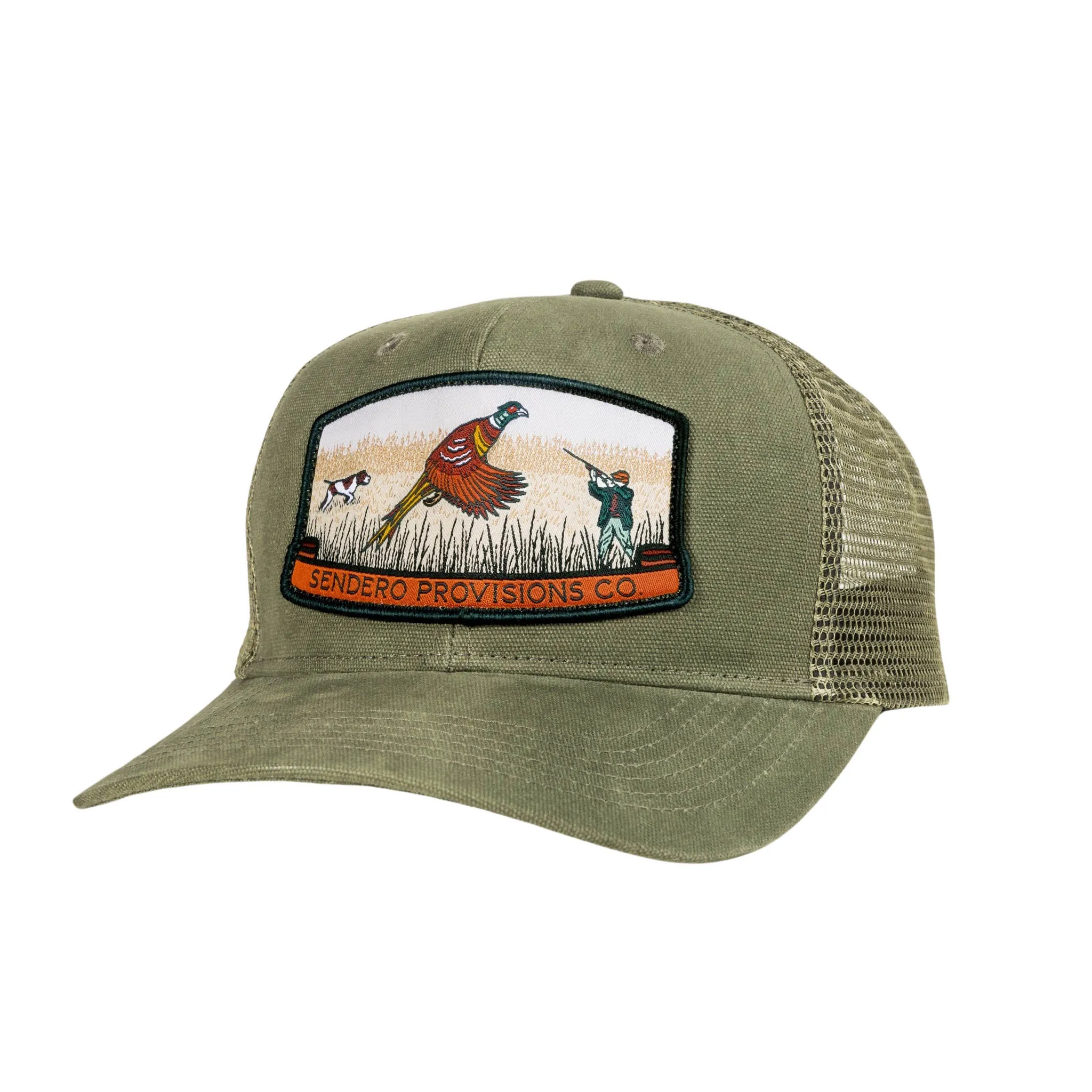 Bird Hunter Hat - Jalapeno/Olive sold by Sendero Provisions CO