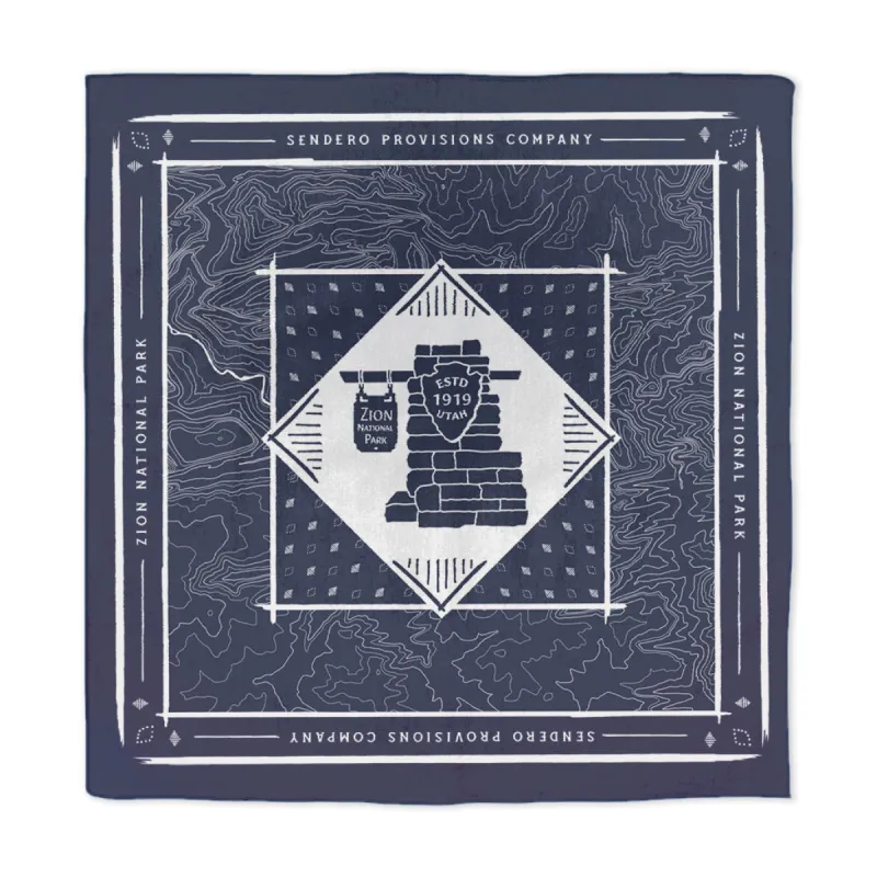 Zion Topo Bandana sold by Sendero Provisions CO