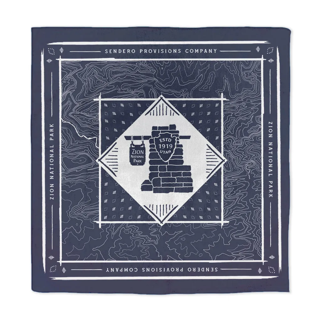 Zion Topo Bandana sold by Sendero Provisions CO