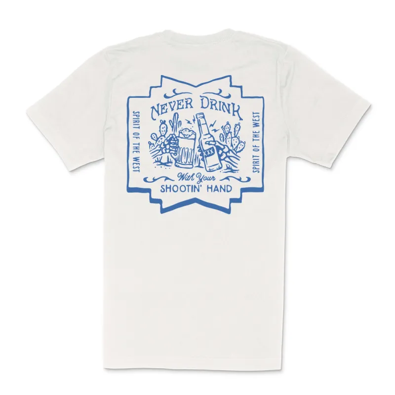 Shootin' Hand T-Shirt - ¡Salud! Edition sold by Sendero Provisions CO