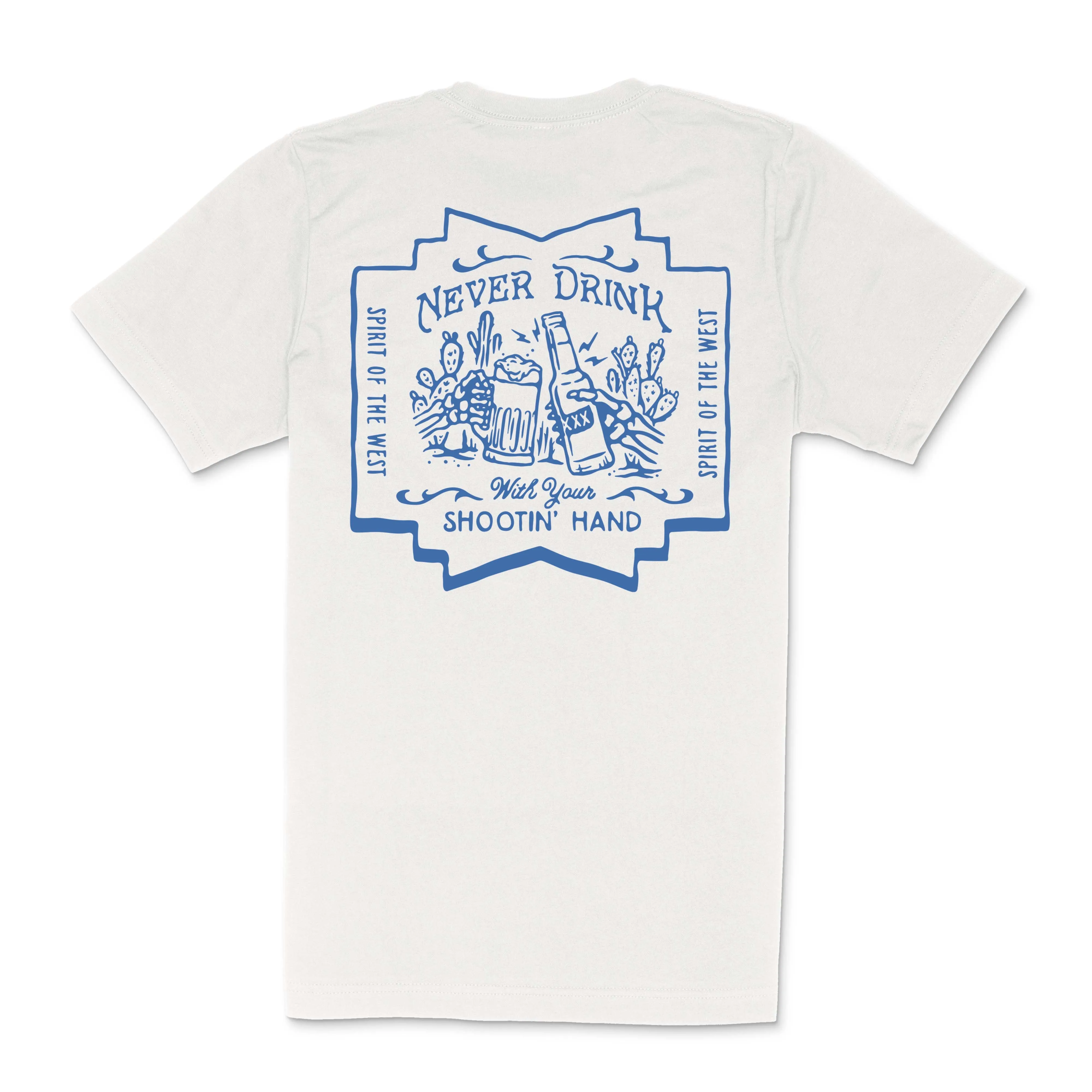 Shootin' Hand T-Shirt - ¬°Salud! Edition sold by Sendero Provisions CO