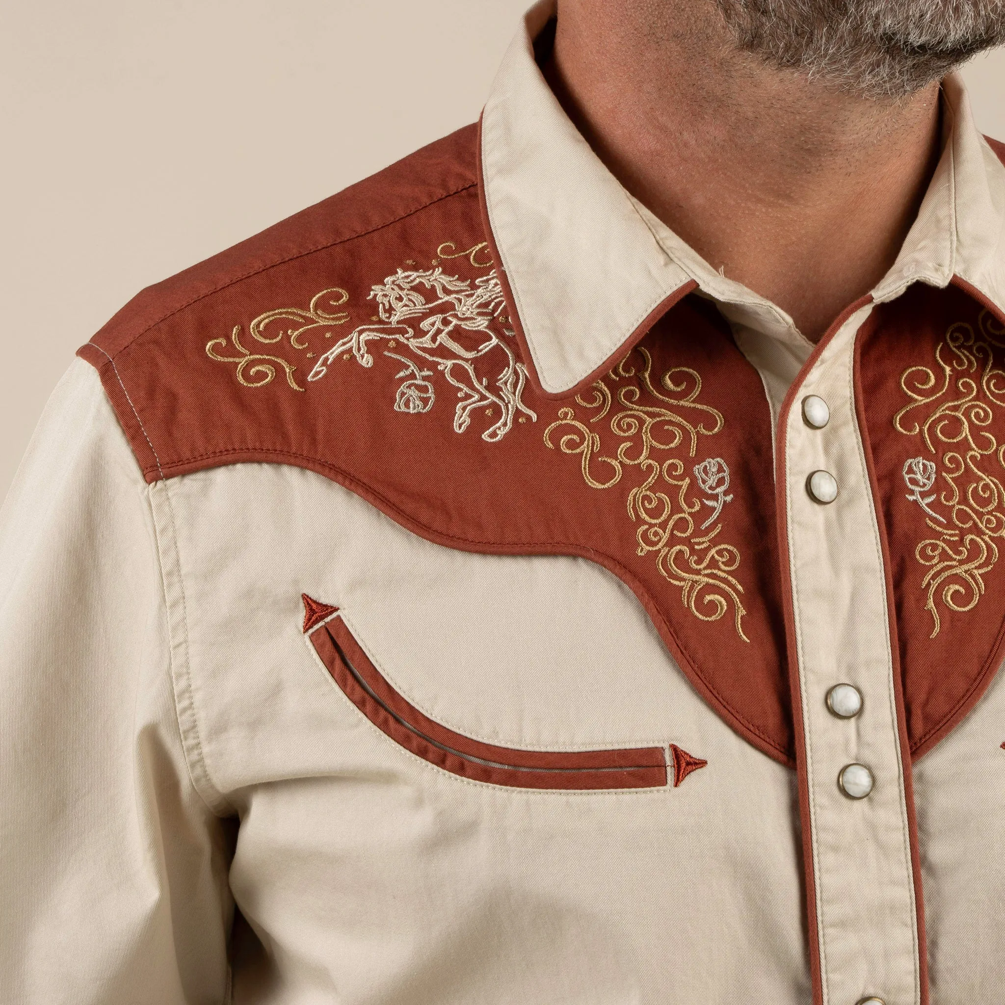The Cody Western Short Sleeve Shirt sold by Sendero Provisions CO product image thumbnail 3