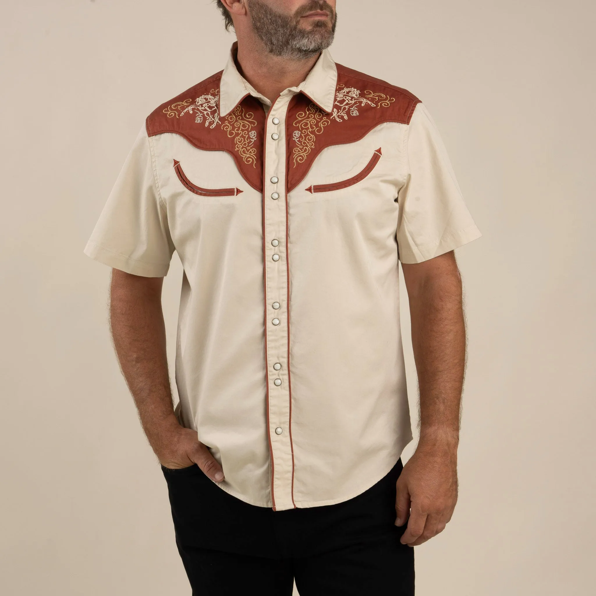The Cody Western Short Sleeve Shirt sold by Sendero Provisions CO product image thumbnail 4
