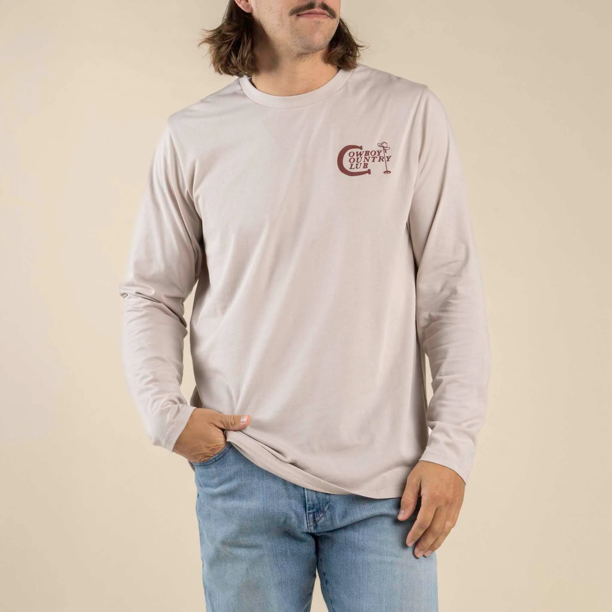 Cowboy Country Club Long Sleeve T-Shirt sold by Sendero Provisions CO product image thumbnail 3