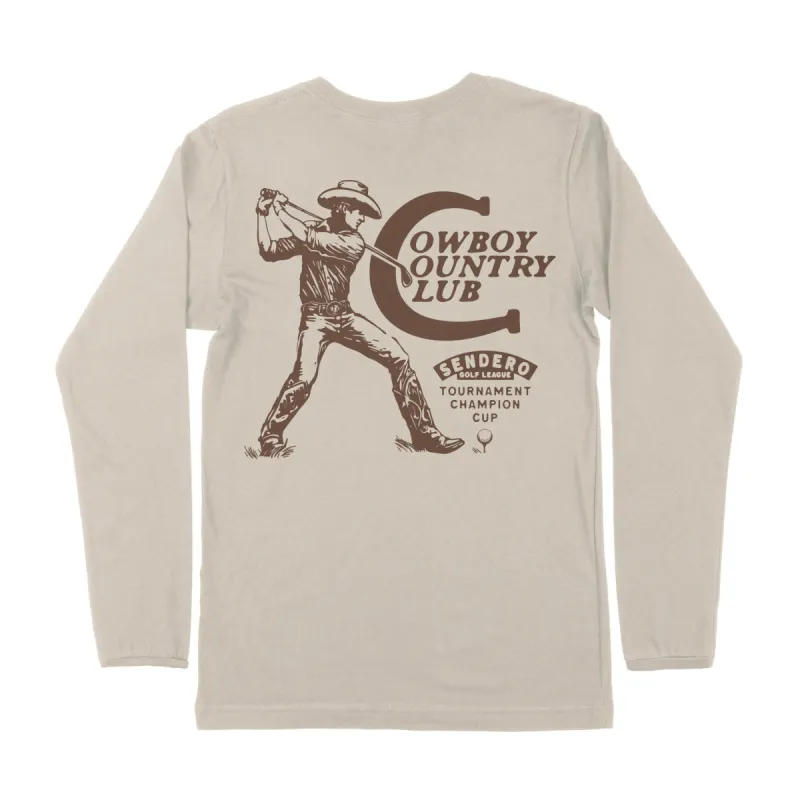 Cowboy Country Club Long Sleeve T-Shirt sold by Sendero Provisions CO