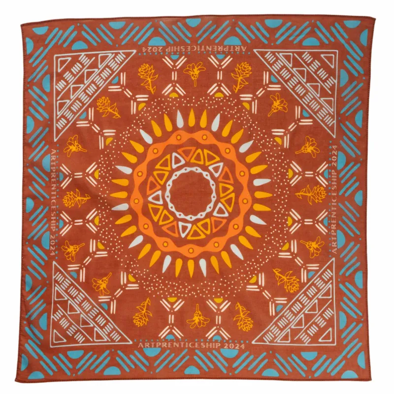 ARTPrenticeship X Sendero Bandana made by Sendero Provisions CO