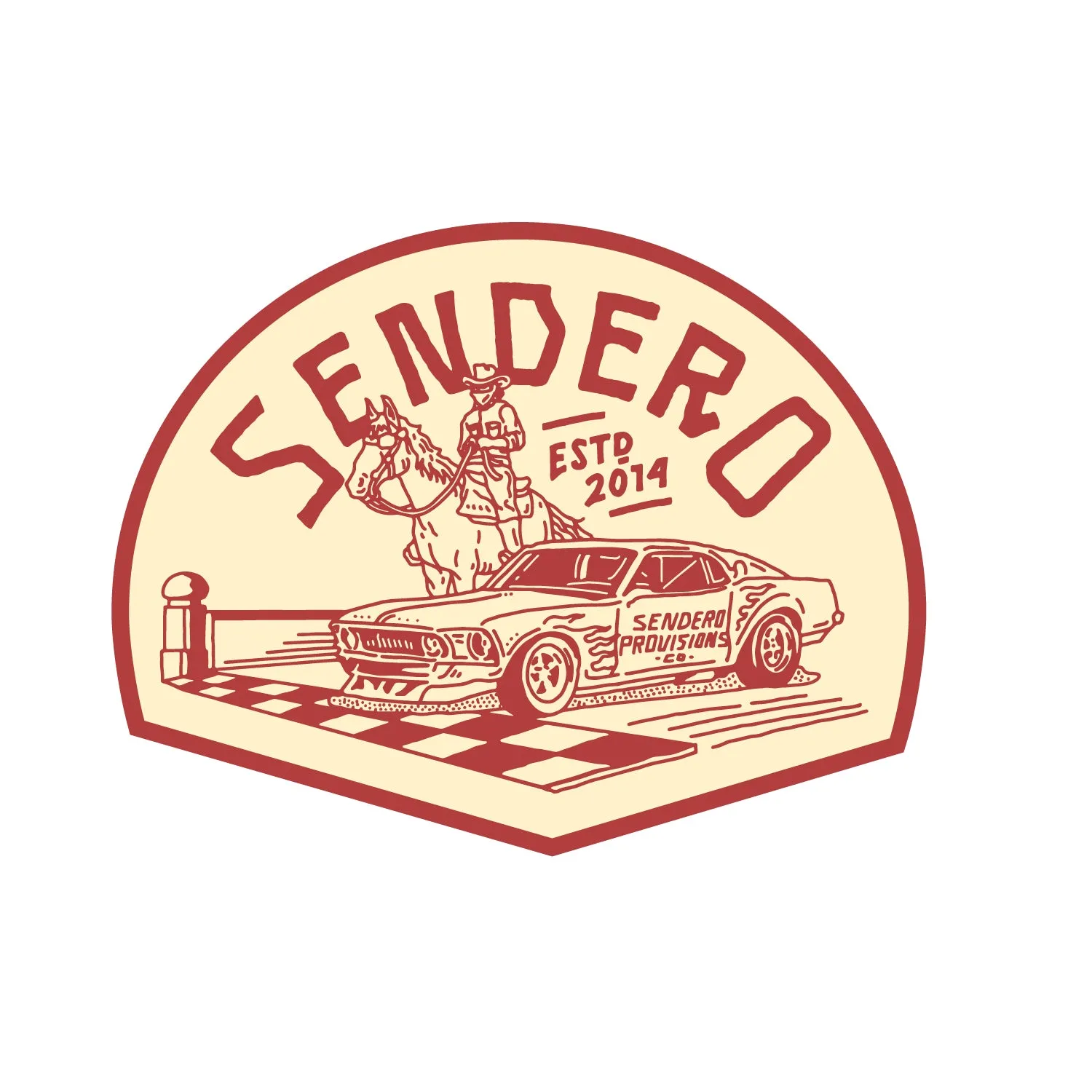 Giddy Up Sticker sold by Sendero Provisions CO