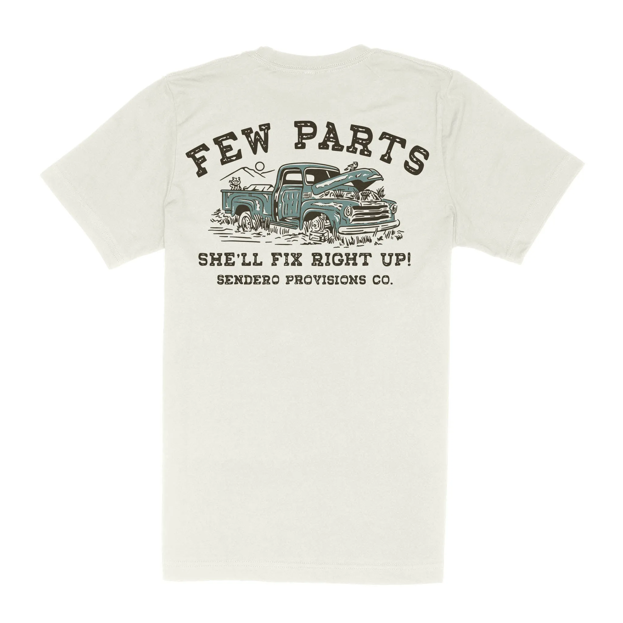 Few Parts T-Shirt sold by Sendero Provisions CO