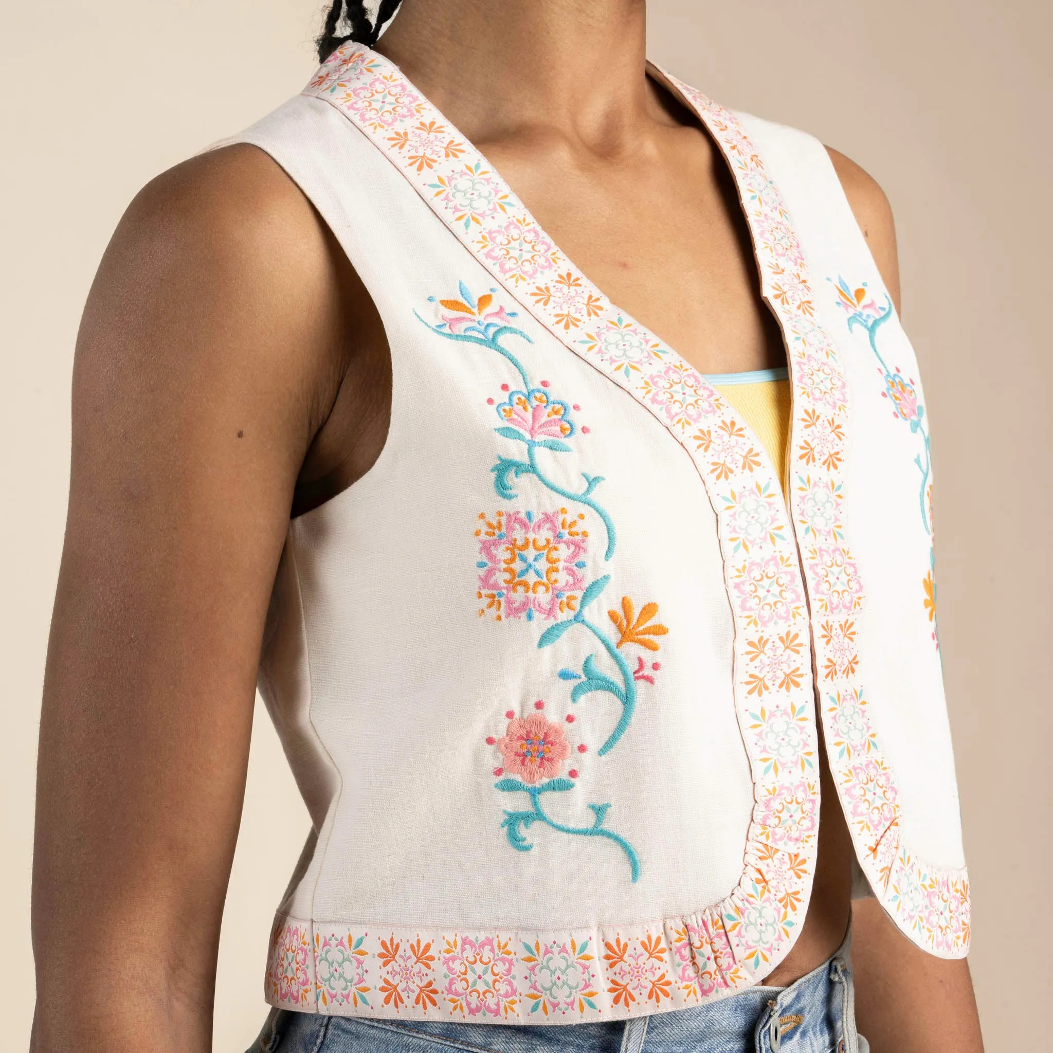 Frontier Vest - Vintage White sold by Sendero Provisions CO product image thumbnail 4