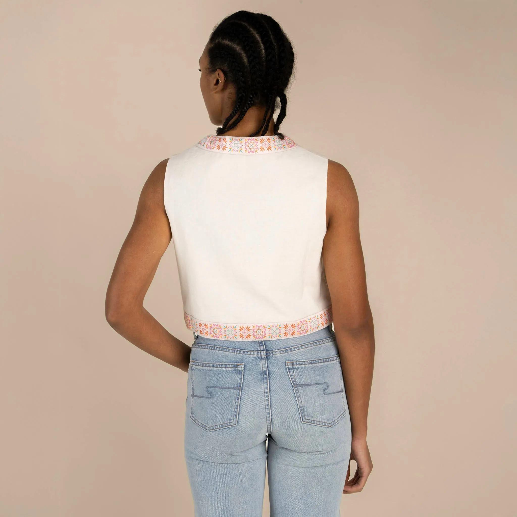 Frontier Vest - Vintage White sold by Sendero Provisions CO product image thumbnail 3