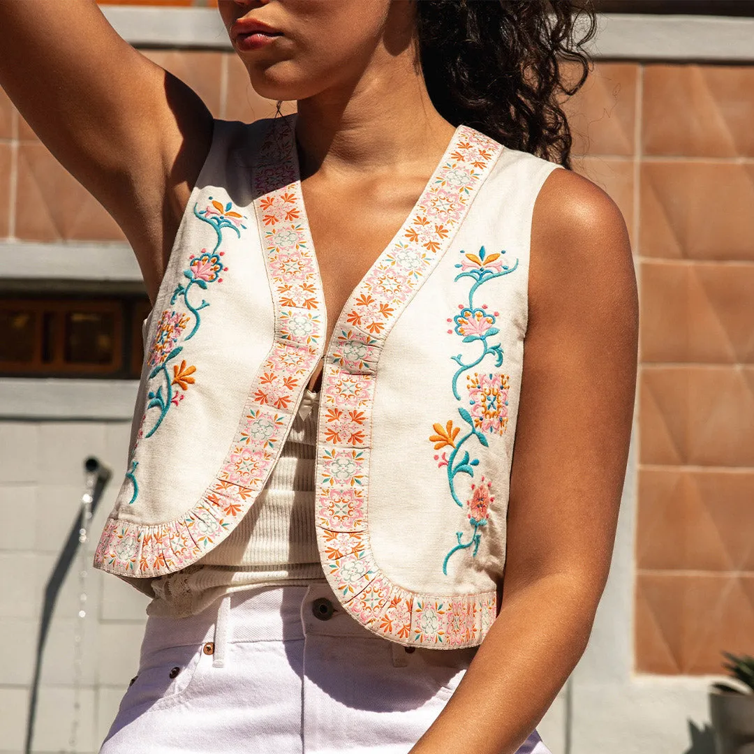 Frontier Vest - Vintage White sold by Sendero Provisions CO product image thumbnail 5