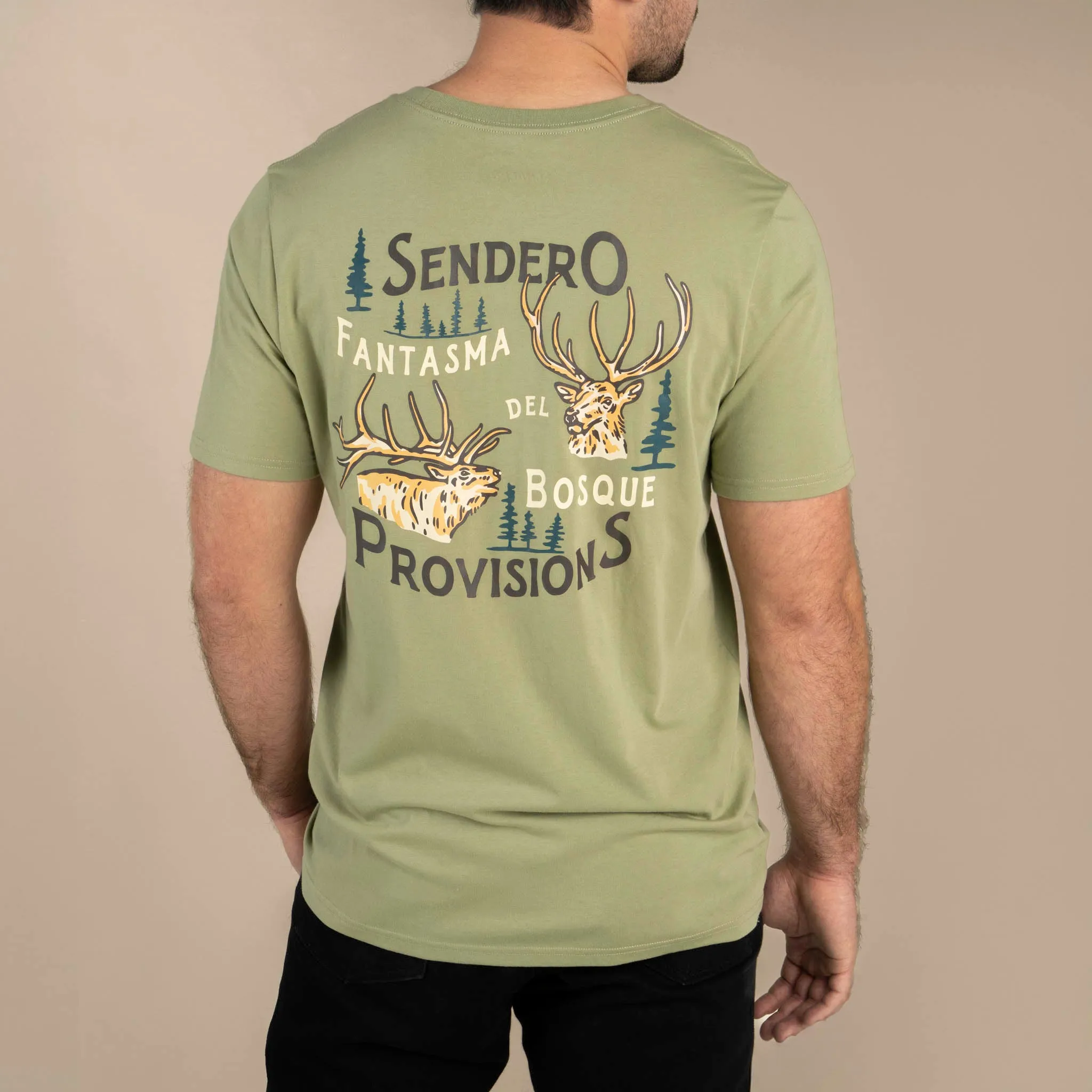 Elk T-Shirt - Sage sold by Sendero Provisions CO product image thumbnail 4