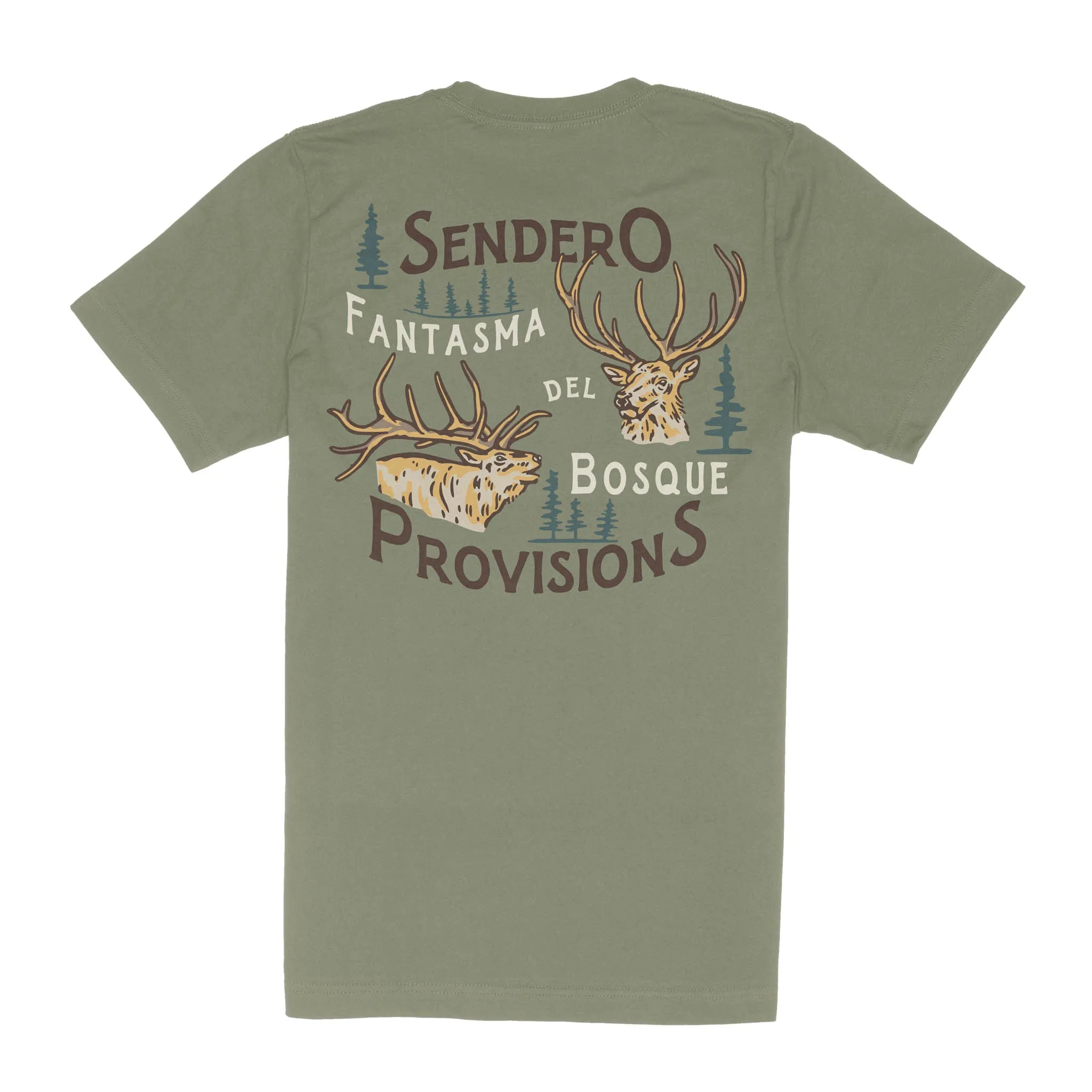 Elk T-Shirt - Sage sold by Sendero Provisions CO