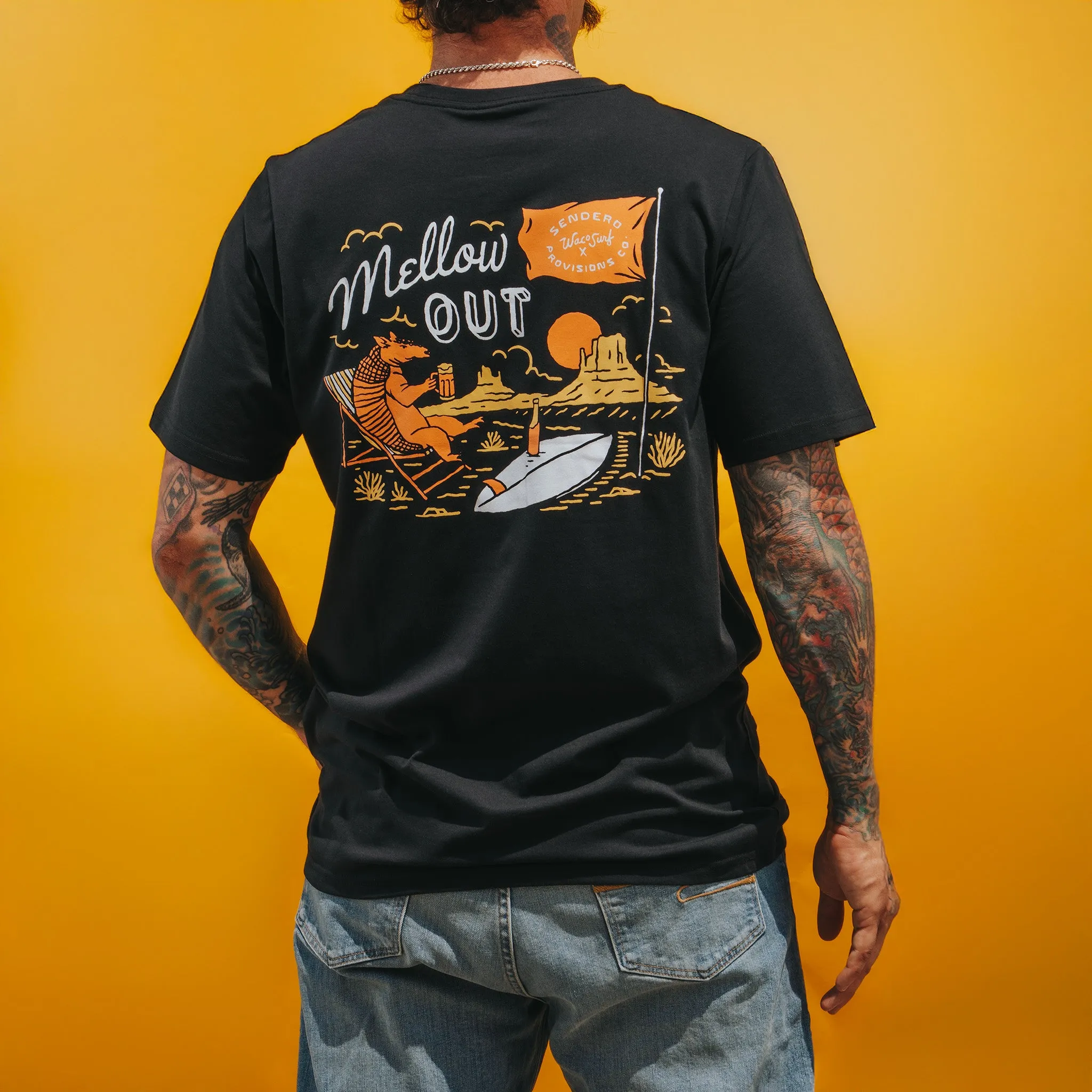Mellow Out T-Shirt - Black sold by Sendero Provisions CO product image thumbnail 2