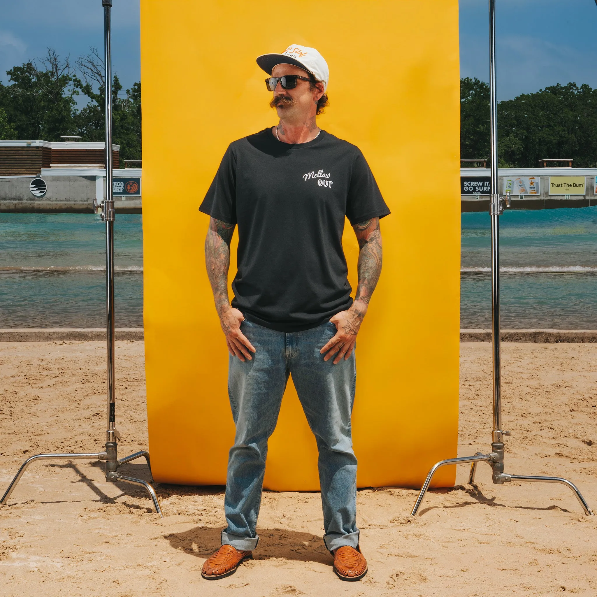 Mellow Out T-Shirt - Black sold by Sendero Provisions CO