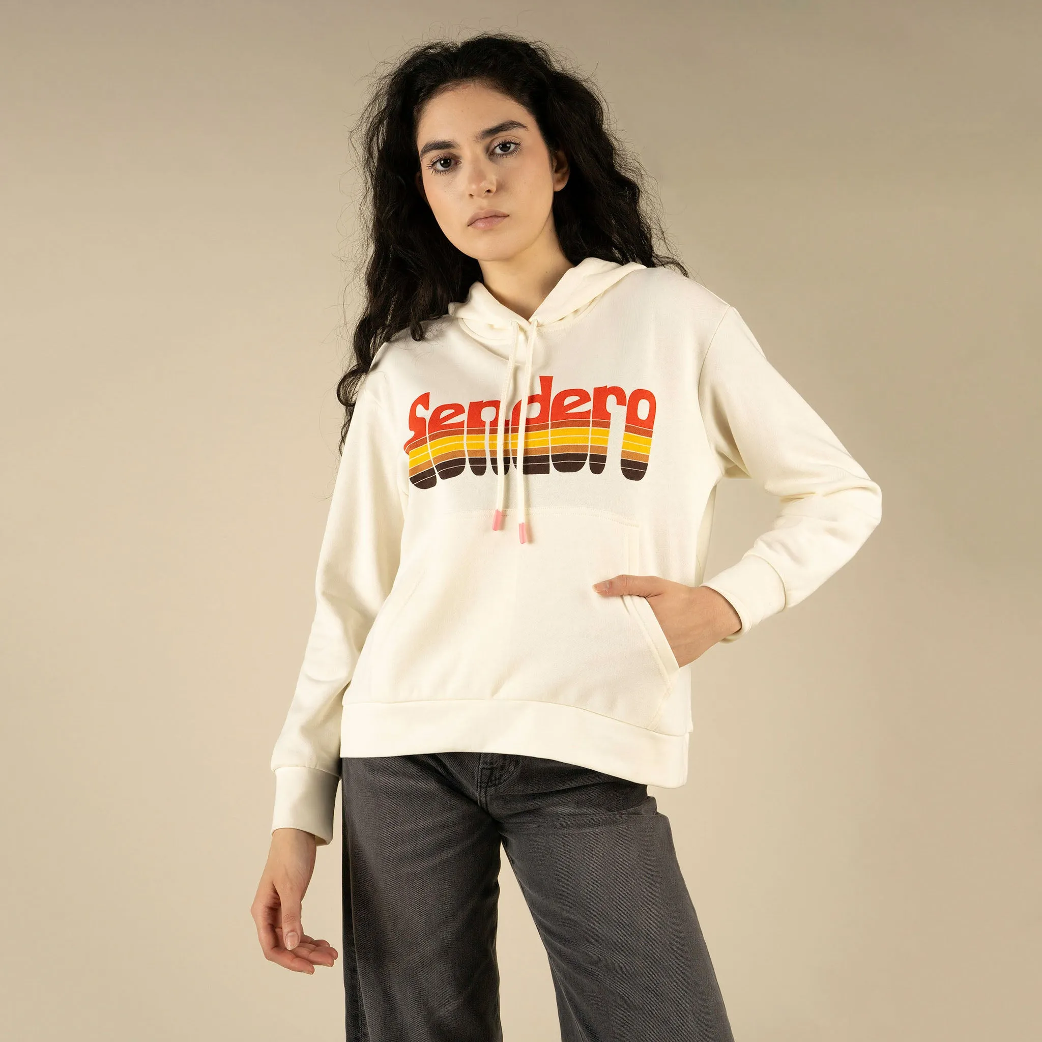 Retro Logo Boxy Hoodie sold by Sendero Provisions CO product image thumbnail 4