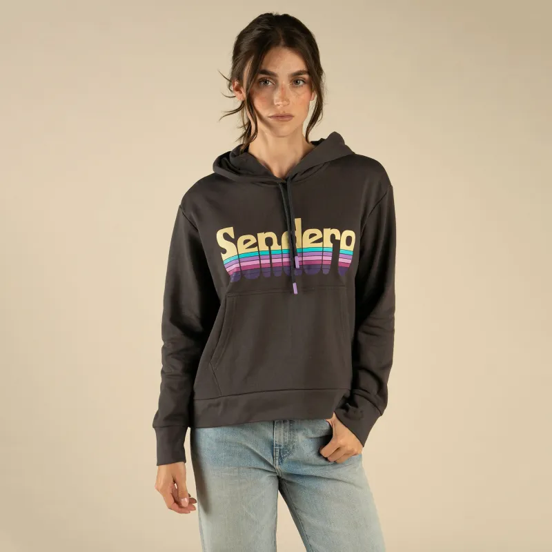 Retro Logo Boxy Hoodie sold by Sendero Provisions CO