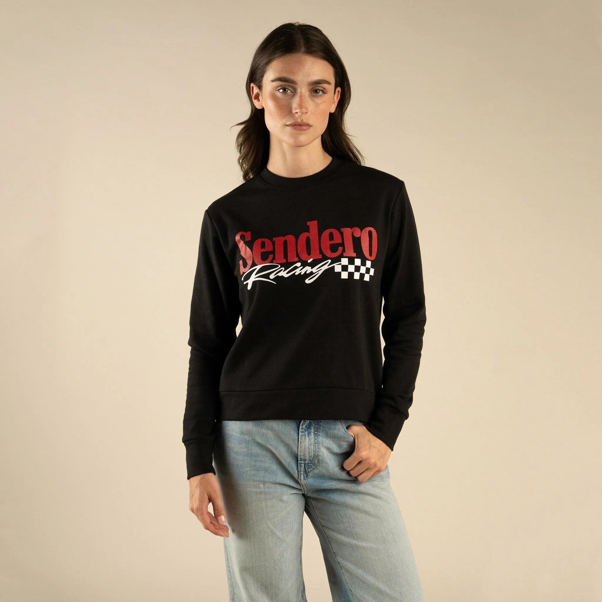 Sendero Racing Drop Shoulder Sweatshirt sold by Sendero Provisions CO