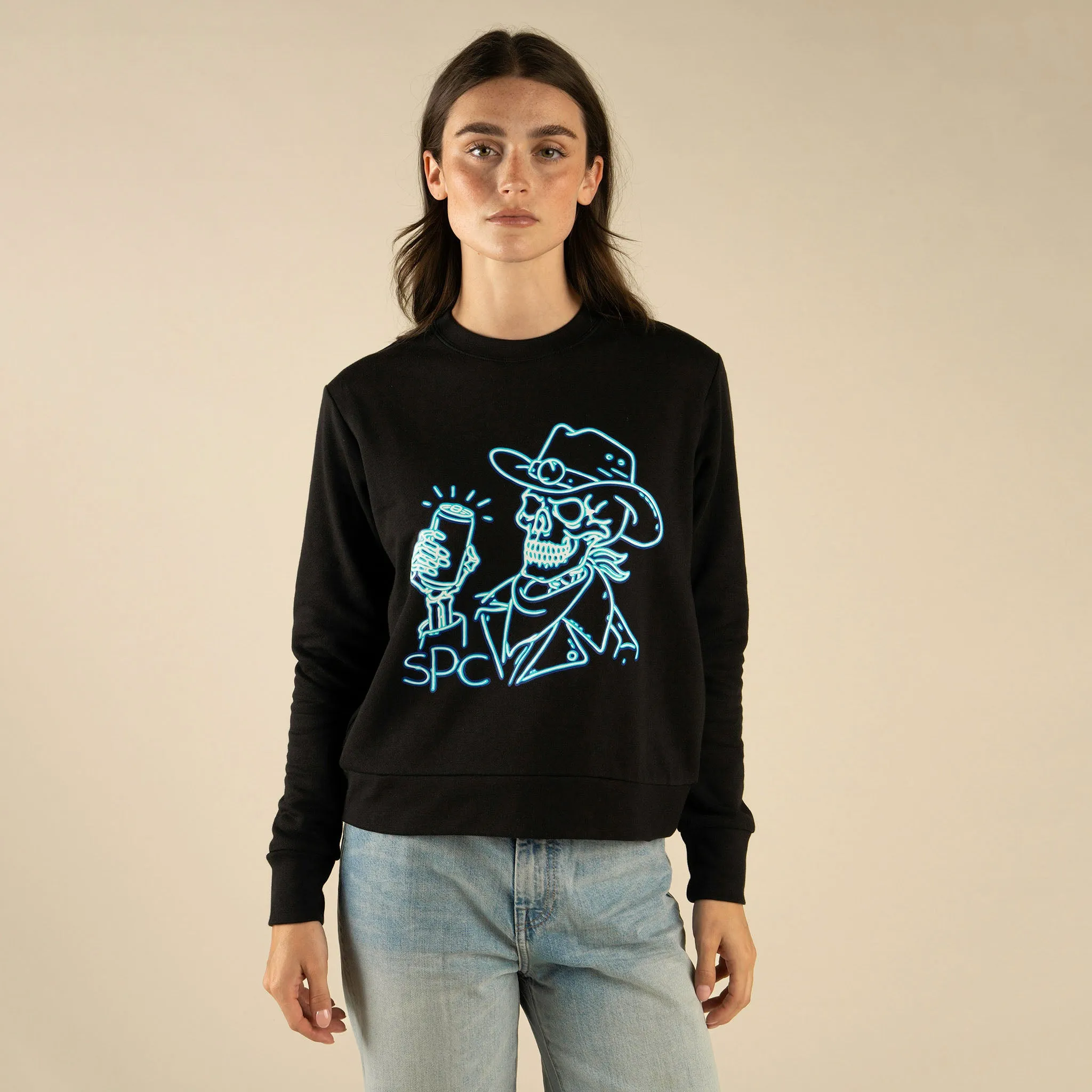 Broadway Bones Drop Shoulder Sweatshirt sold by Sendero Provisions CO