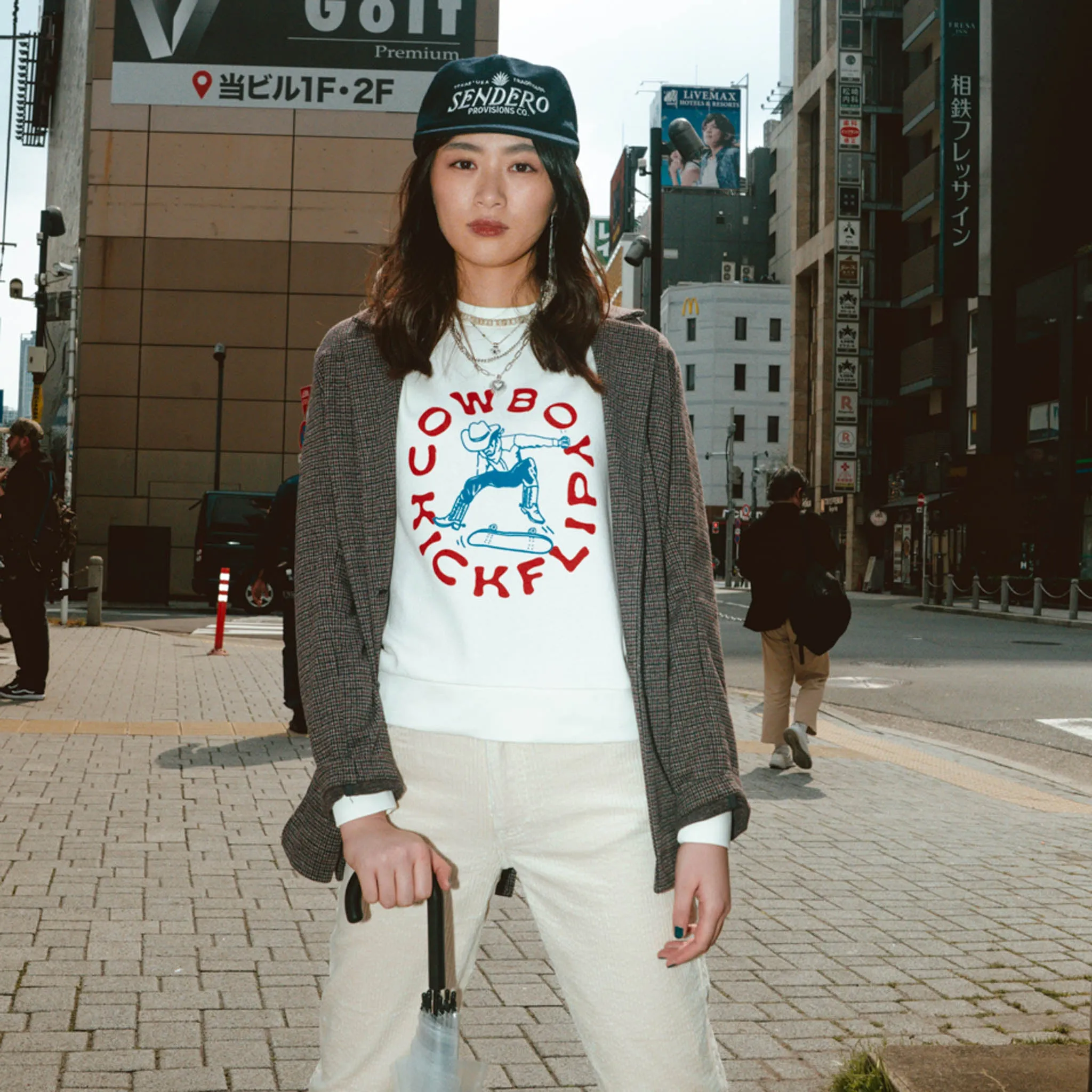 Cowboy Kickflip Drop Shoulder Sweatshirt sold by Sendero Provisions CO product image thumbnail 3