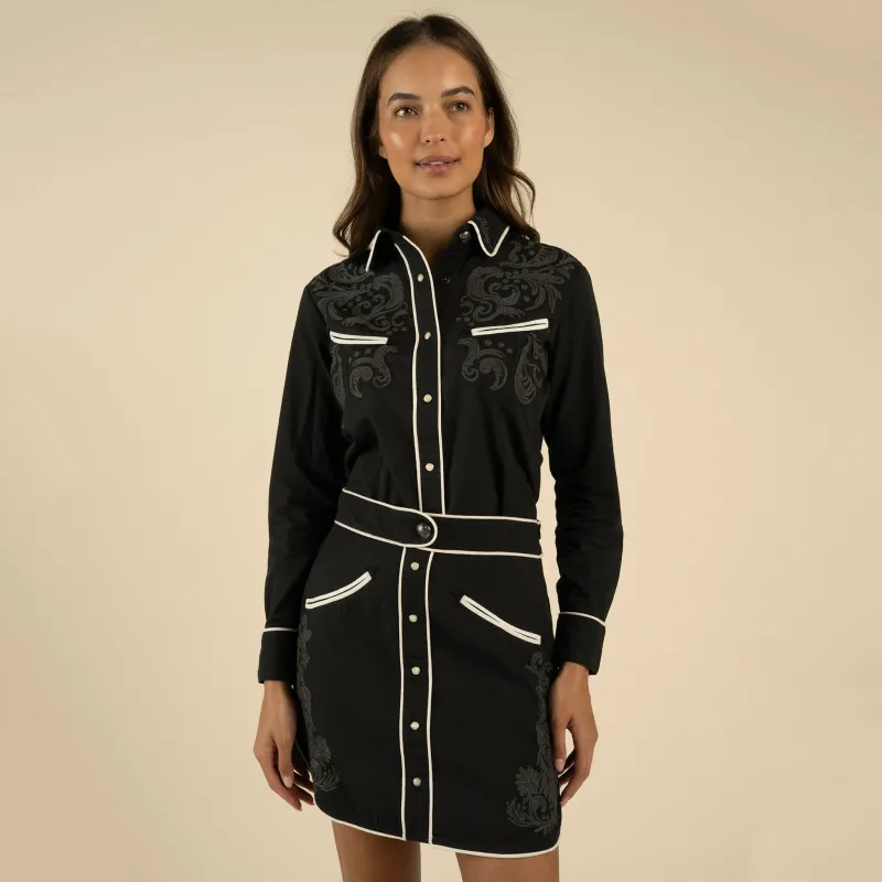 Calamity Pearl Snap Long Sleeve Shirt sold by Sendero Provisions CO