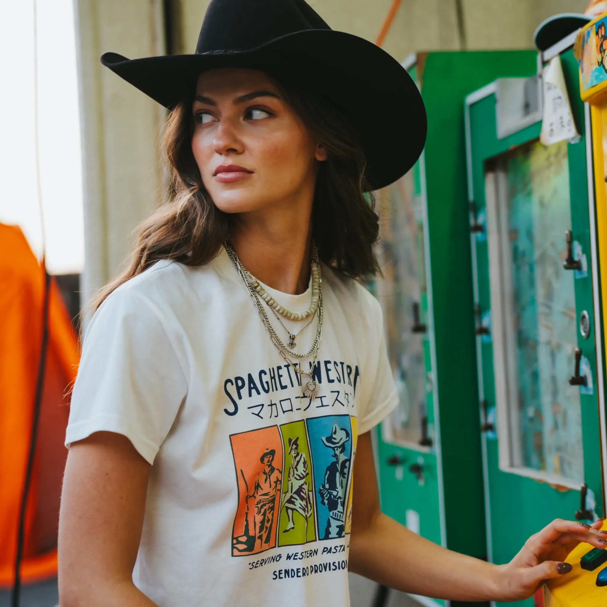 Pop Art Cowboy Boxy Tee sold by Sendero Provisions CO product image thumbnail 2