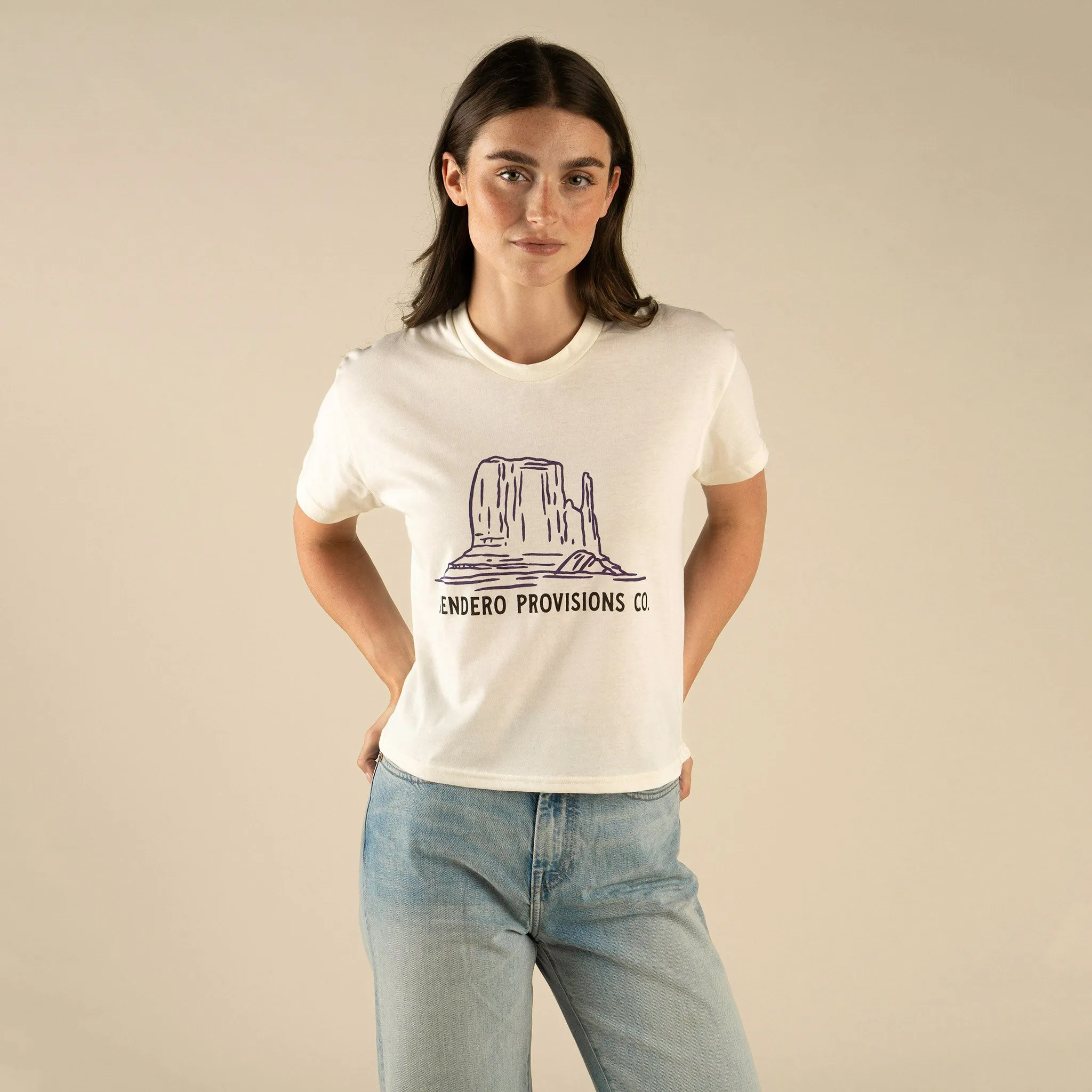 Sendero Rocks Boxy Tee sold by Sendero Provisions CO