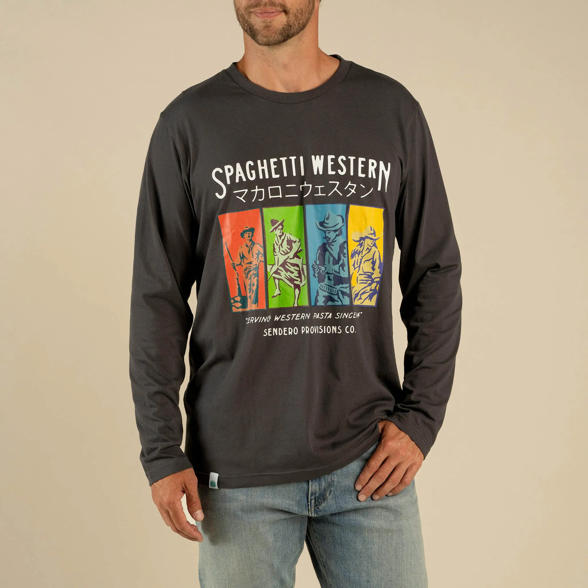 Spaghetti Western Long Sleeve T-Shirt sold by Sendero Provisions CO product image thumbnail 2