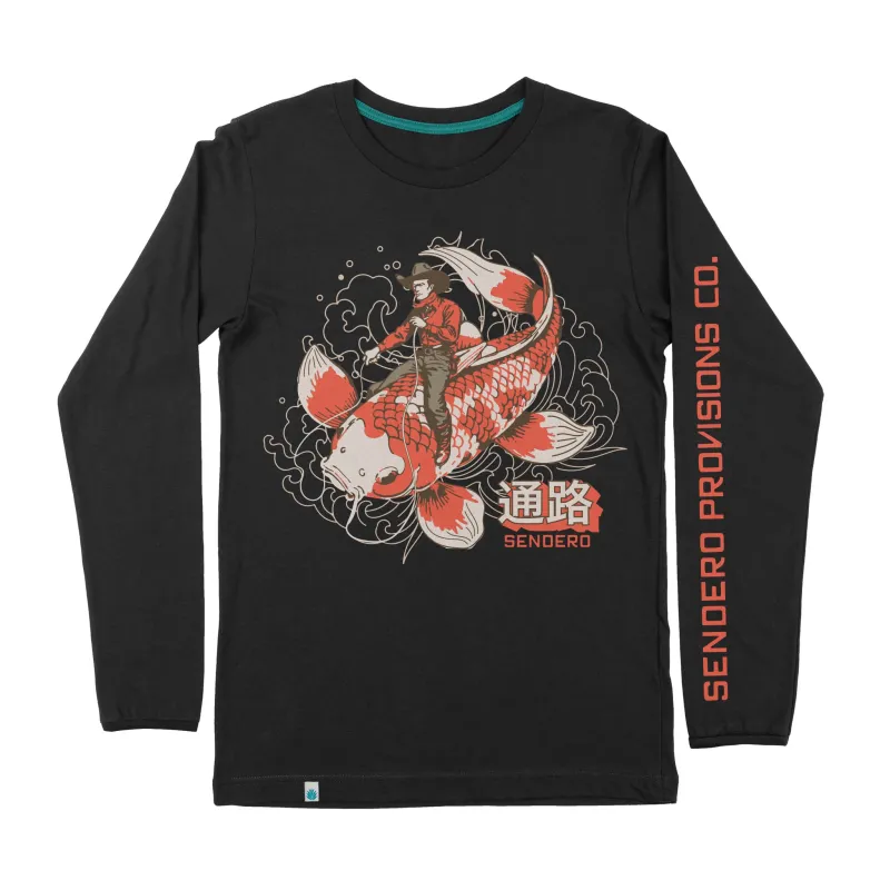 Koi Bronc Long Sleeve T-Shirt sold by Sendero Provisions CO