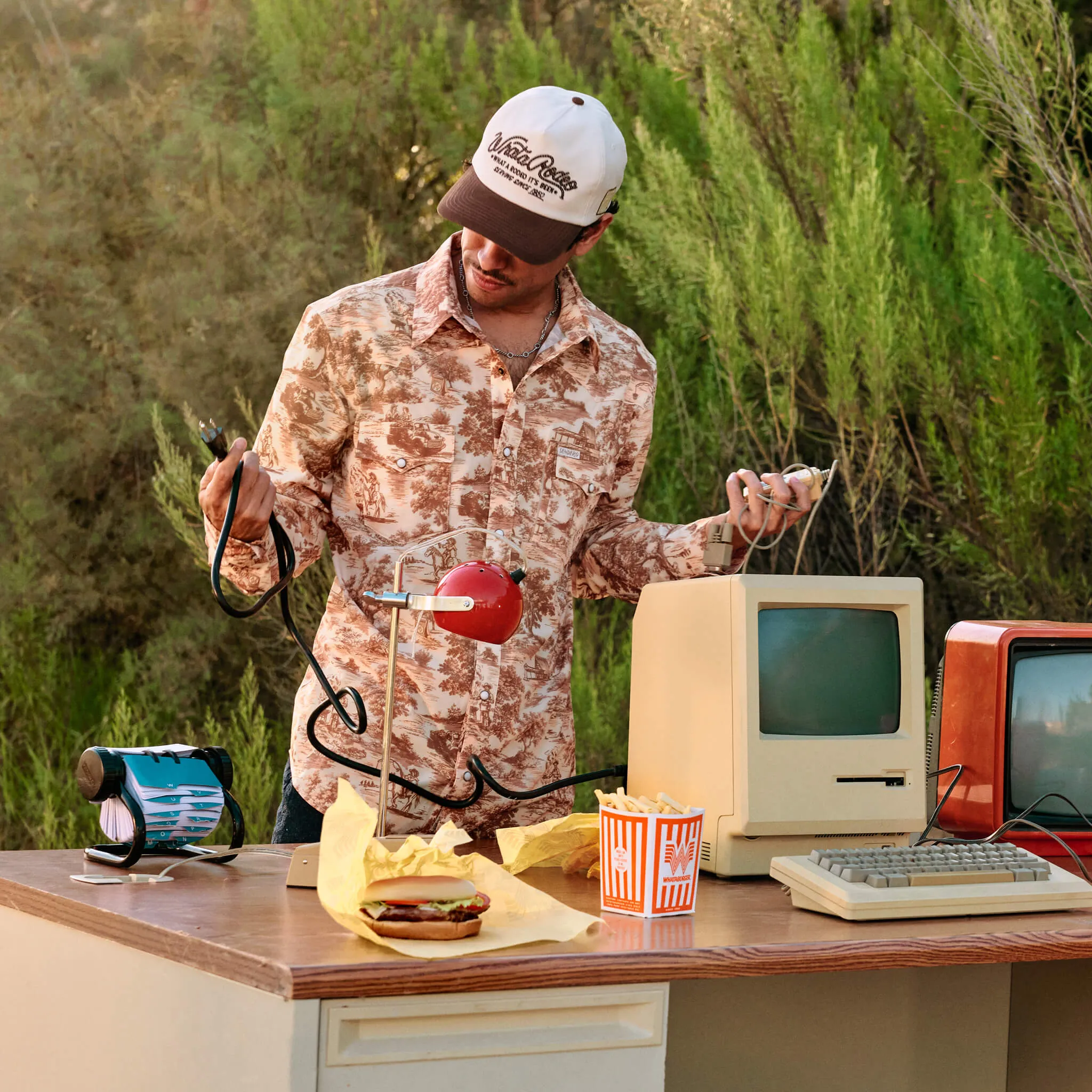 Confluence Tech Shirt - Whataburger Toile sold by Sendero Provisions CO product image thumbnail 2