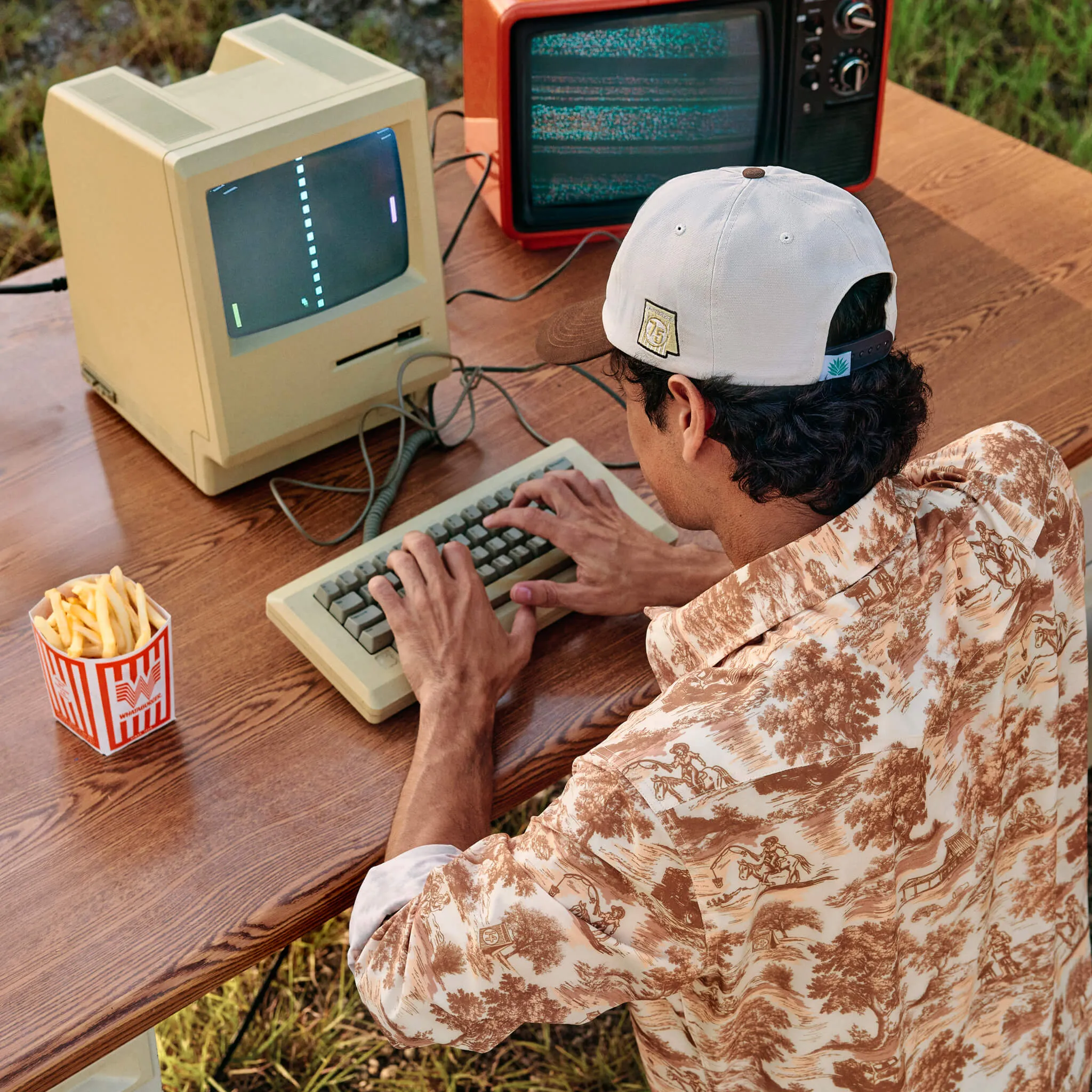 Confluence Tech Shirt - Whataburger Toile sold by Sendero Provisions CO product image thumbnail 3