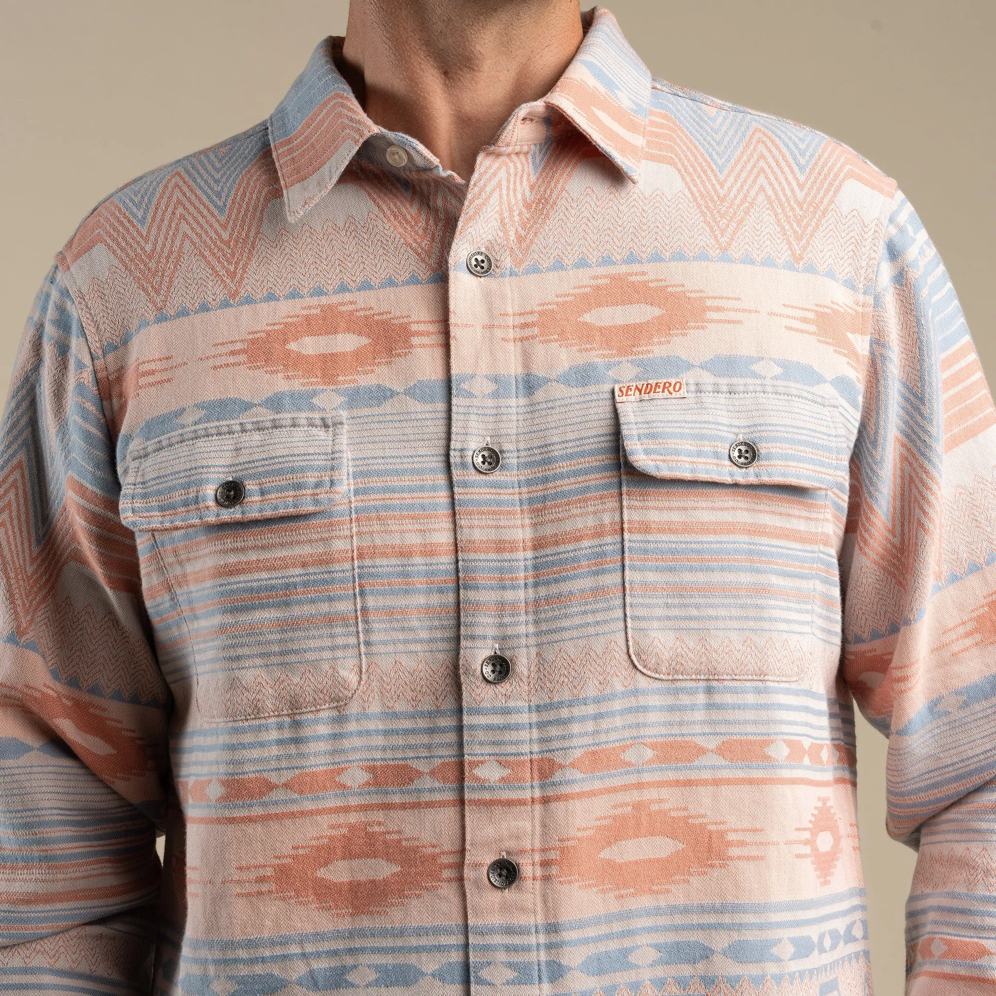 Whataburger x Sendero Boquillas Long Sleeve Shirt sold by Sendero Provisions CO product image thumbnail 5
